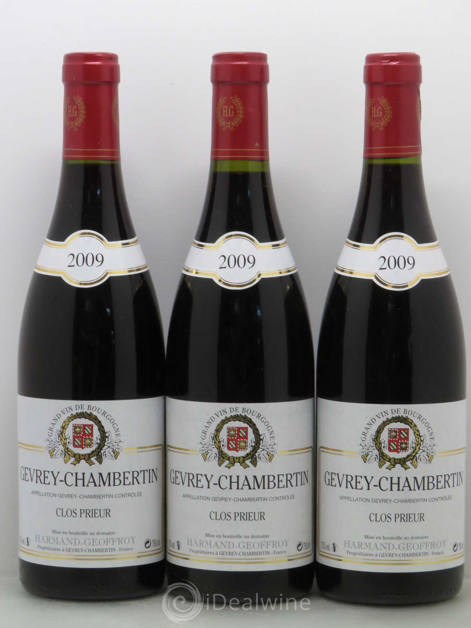 Gevrey-Chambertin Harmand-Geoffroy (Domaine) Clos Prieur 2009 - Lot de 6 bouteilles - 2