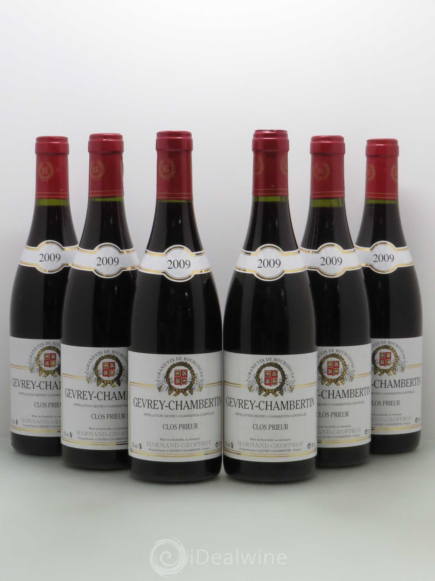 Gevrey-Chambertin Harmand-Geoffroy (Domaine) Clos Prieur 2009 - Lot de 6 bouteilles - 0