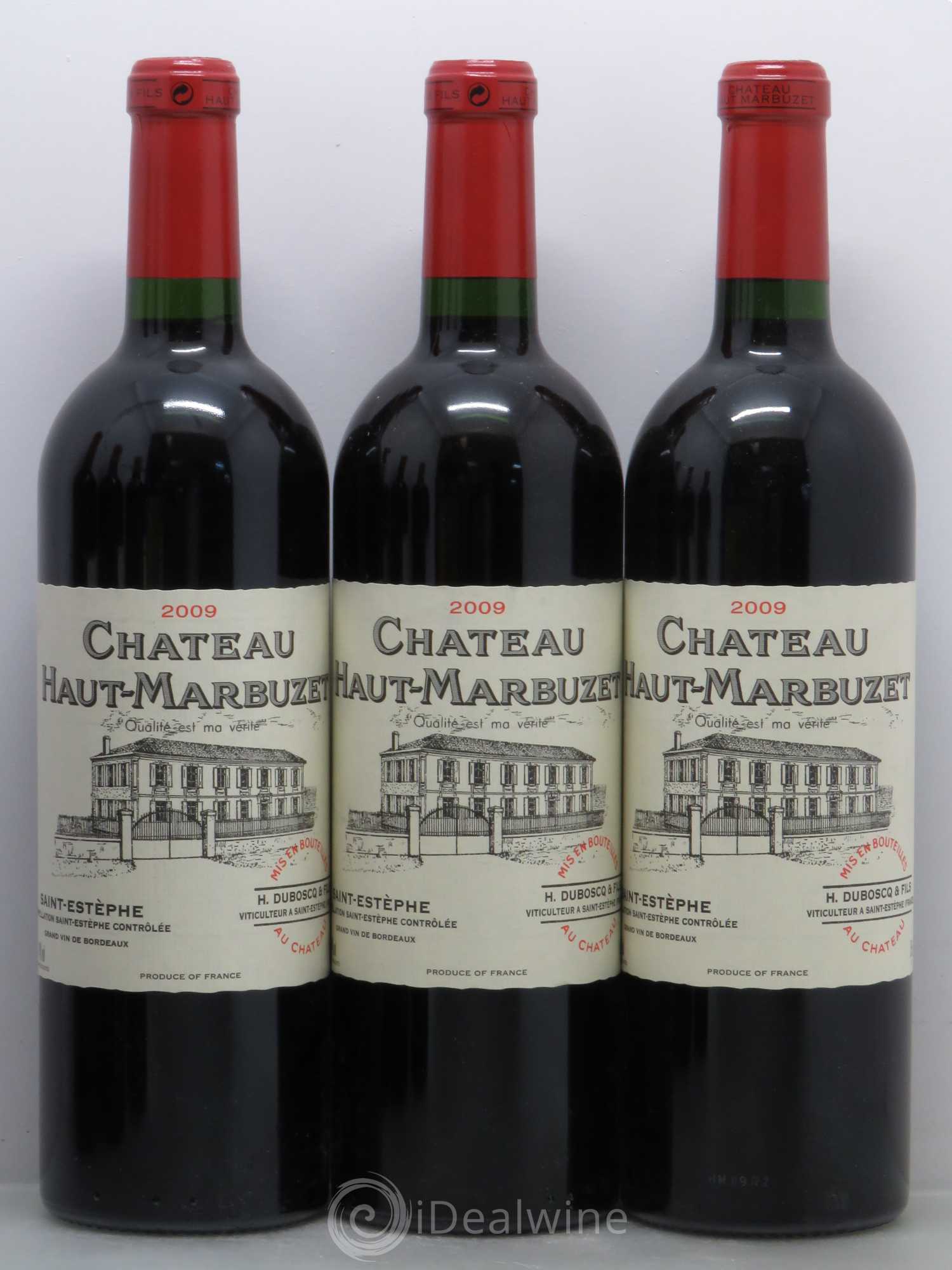 Château Haut Marbuzet 2009 - Lot de 6 bouteilles - 1