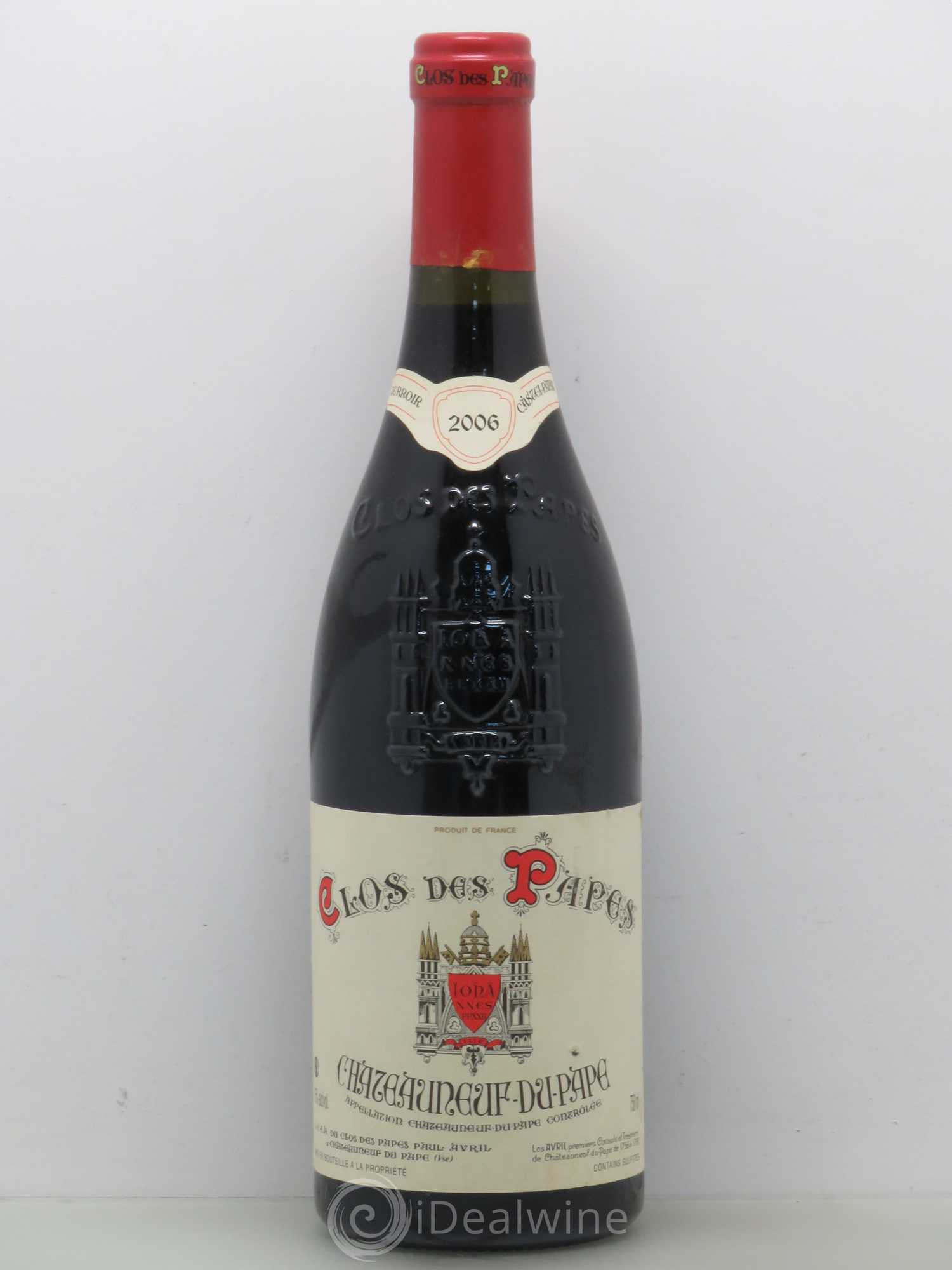 Châteauneuf-du-Pape Clos des Papes - Paul Avril 2006 - Lot de 1 bouteille - 0