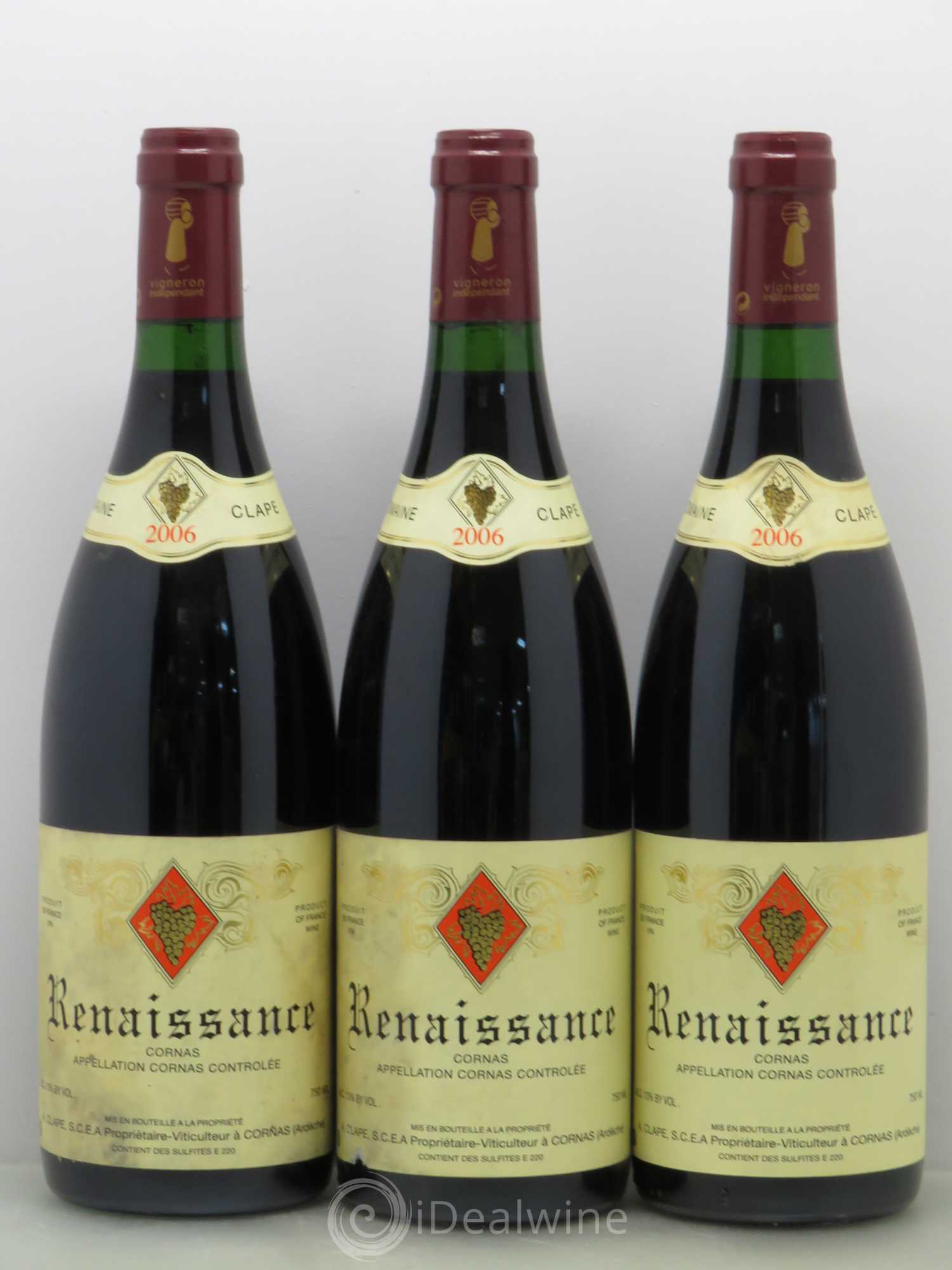 Cornas Renaissance Auguste Clape 2006 - Lot de 6 bouteilles - 2