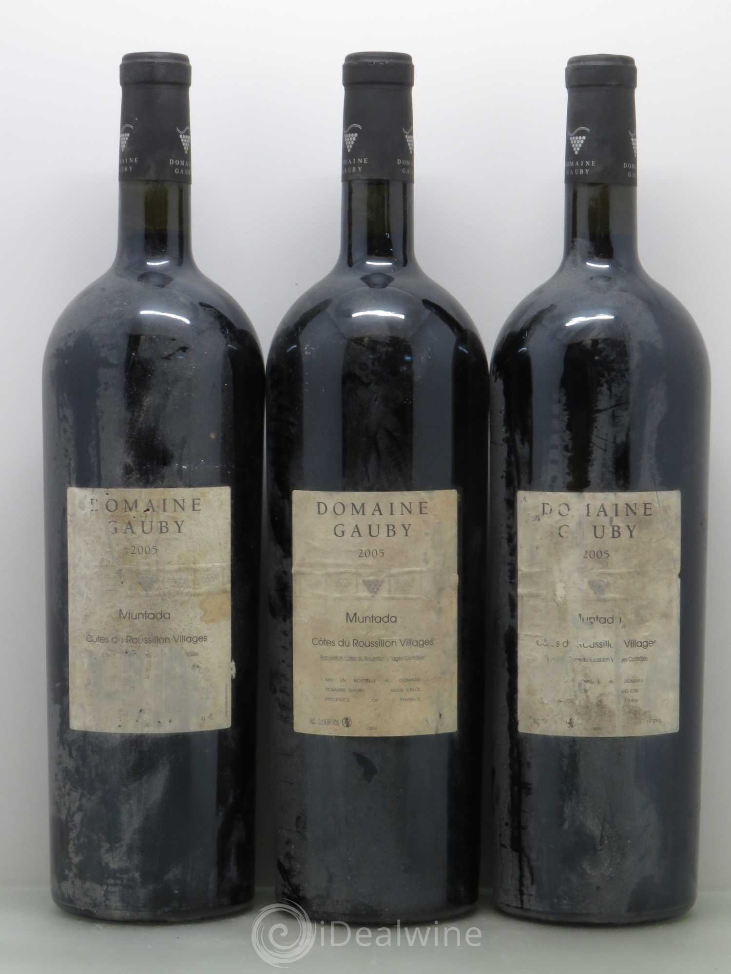 Côtes Catalanes (anciennement Côtes du Roussillon Villages) La Muntada Gauby (Domaine) 2005 - Lot de 3 magnums - 0
