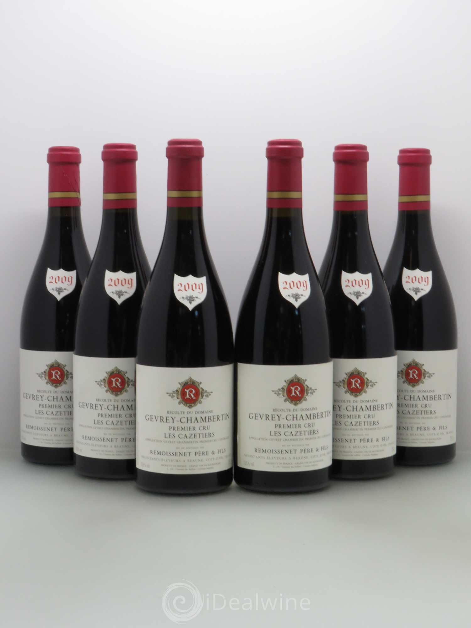 Gevrey-Chambertin 1er Cru Les Cazetiers Remoissenet 2009 - Posten von 6 Flaschen - 0