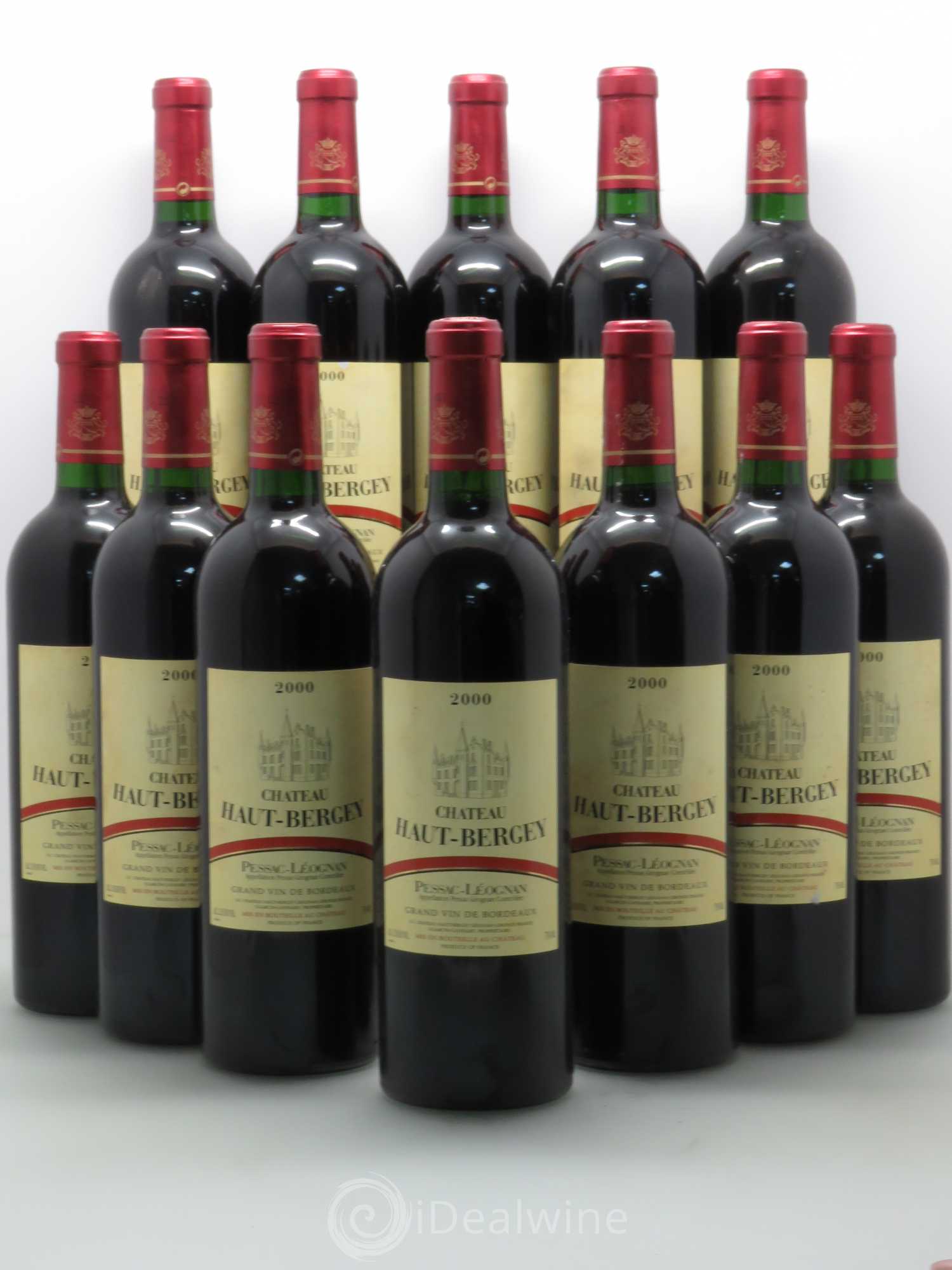 Château Haut-Bergey 2000 - Lot de 12 bouteilles - 0