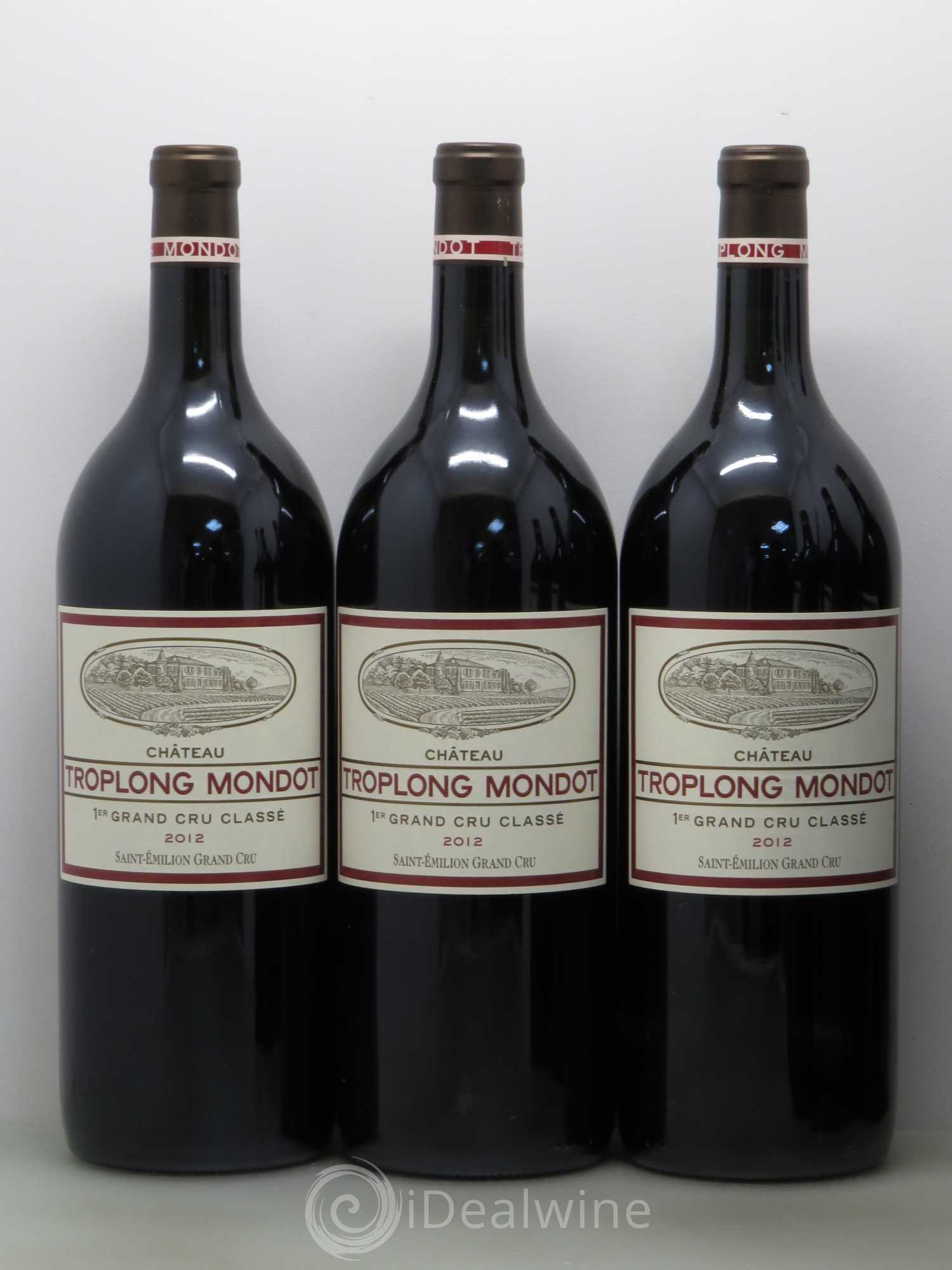 Château Troplong Mondot 1er Grand Cru Classé B 2012 - Lot de 6 magnums - 1