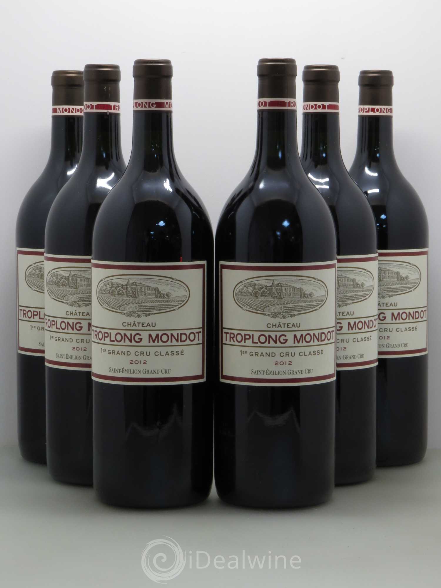 Château Troplong Mondot 1er Grand Cru Classé B 2012 - Lot de 6 magnums - 0
