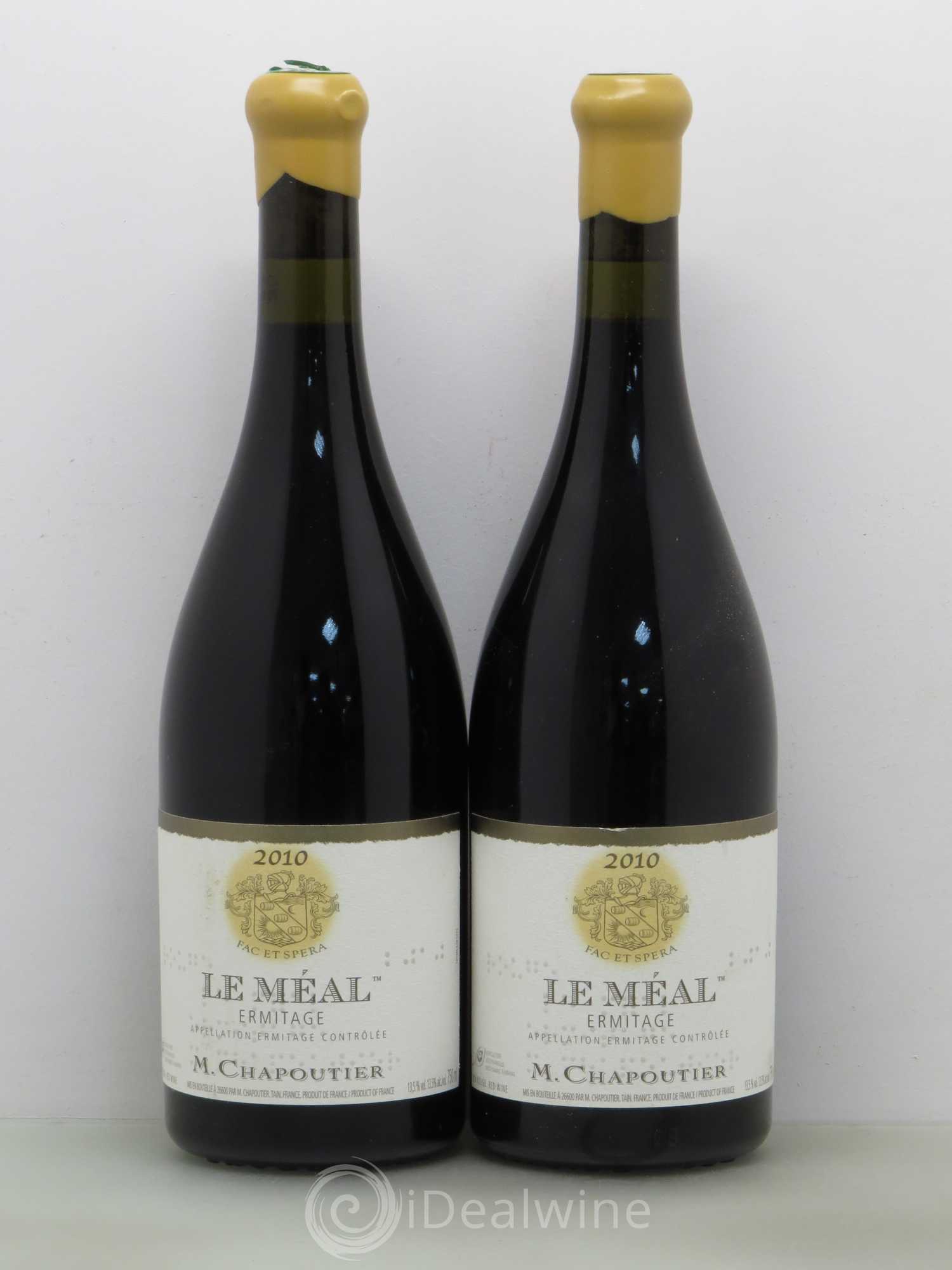 Hermitage Ermitage Le Méal Chapoutier 2010 - Lot de 2 bouteilles - 0