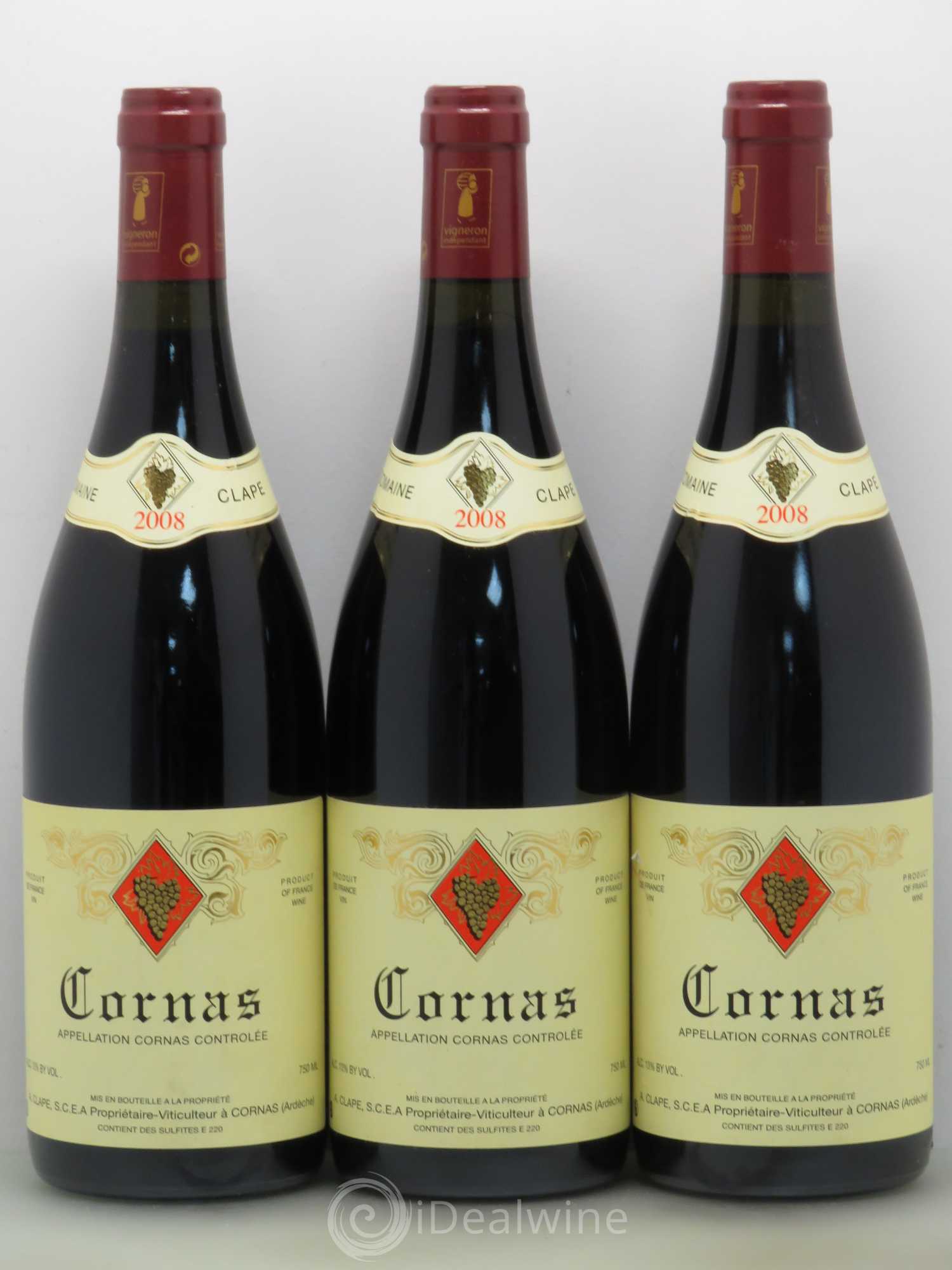 Cornas Auguste Clape 2008 - Lot de 6 bouteilles - 2
