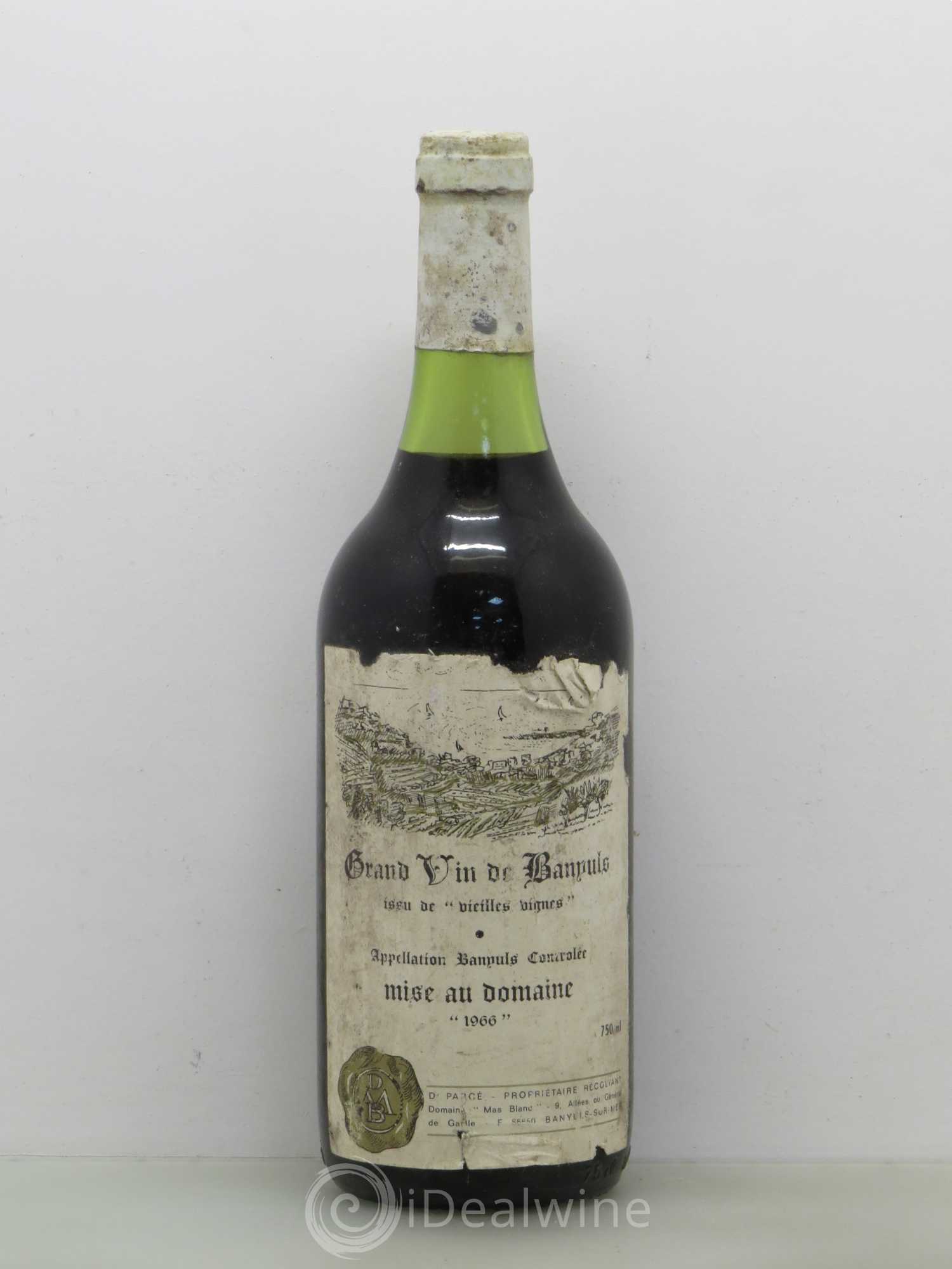 Banyuls 1966 - Posten von 1 Flasche - 0