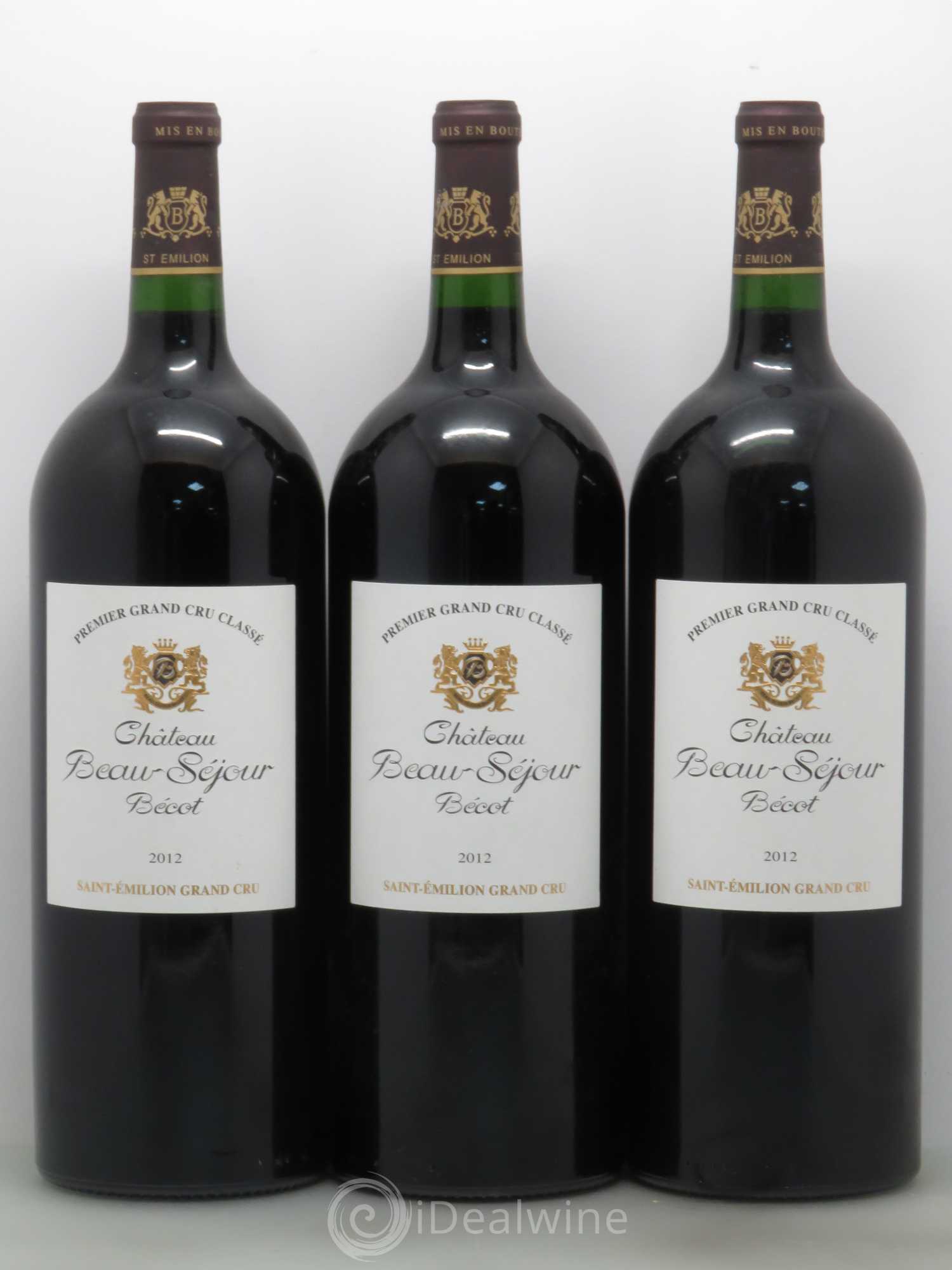 Château Beau-Séjour Bécot 1er Grand Cru Classé B 2012 - Posten von 6 Magnum - 2