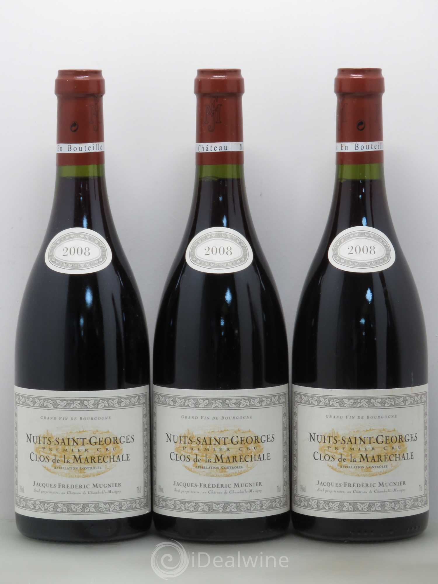 Nuits-Saint-Georges 1er Cru Clos de La Maréchale Jacques-Frédéric Mugnier 2008 - Lot de 12 bouteilles - 2