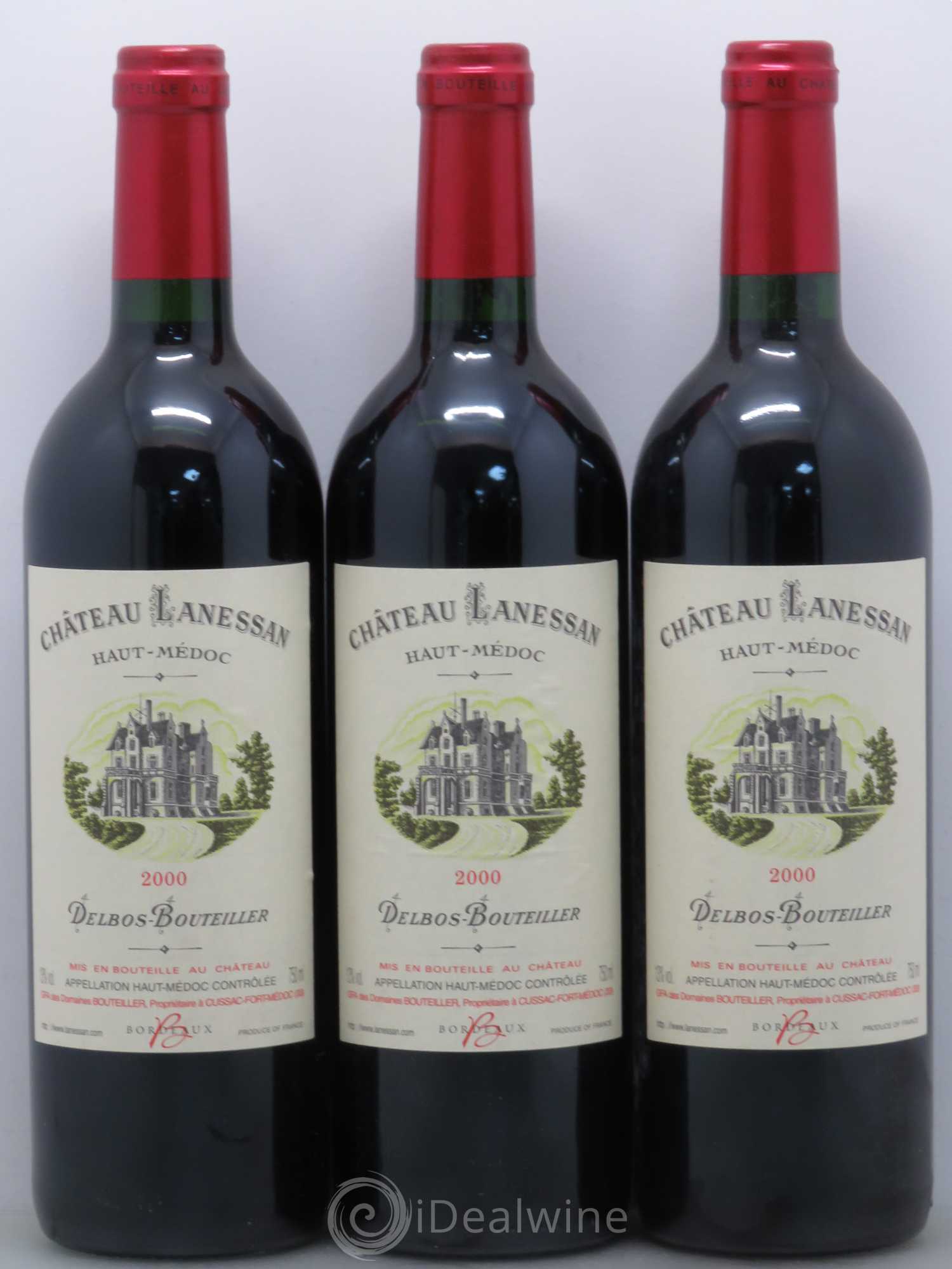 Château Lanessan Cru Bourgeois 2000 - Lot de 12 bouteilles - 1