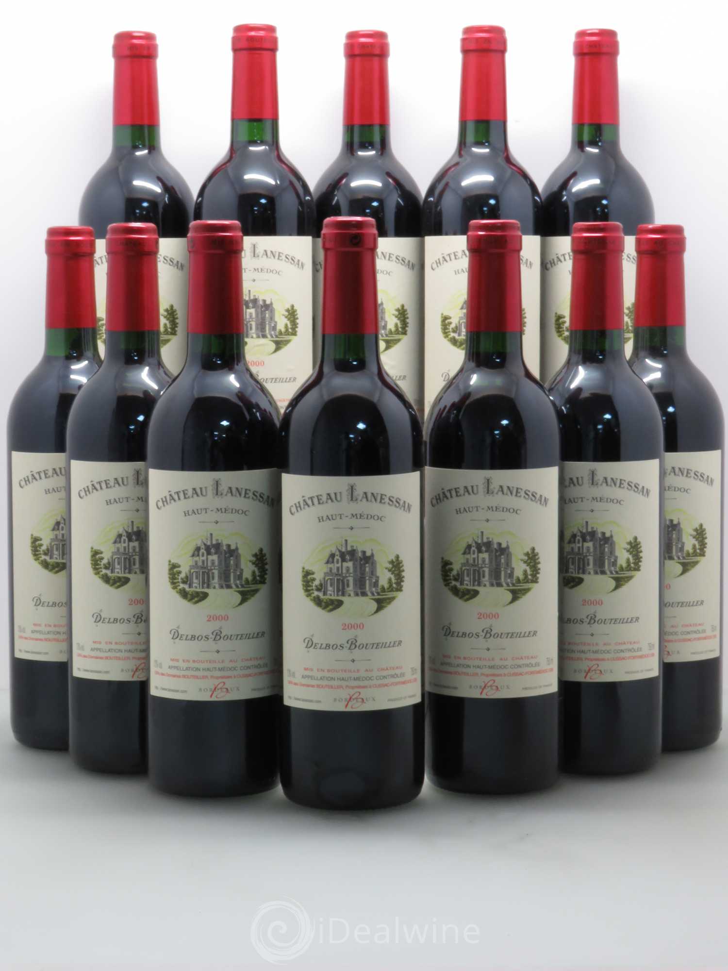 Château Lanessan Cru Bourgeois 2000 - Lot de 12 bouteilles - 0