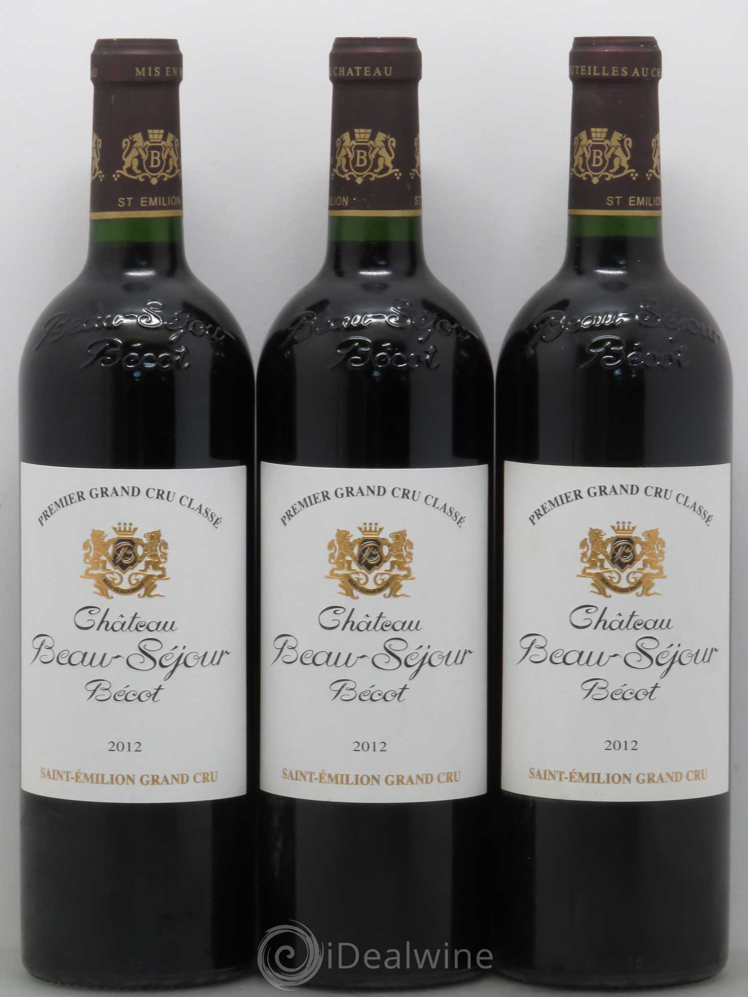 Château Beau-Séjour Bécot 1er Grand Cru Classé B 2012 - Lot de 12 bouteilles - 2