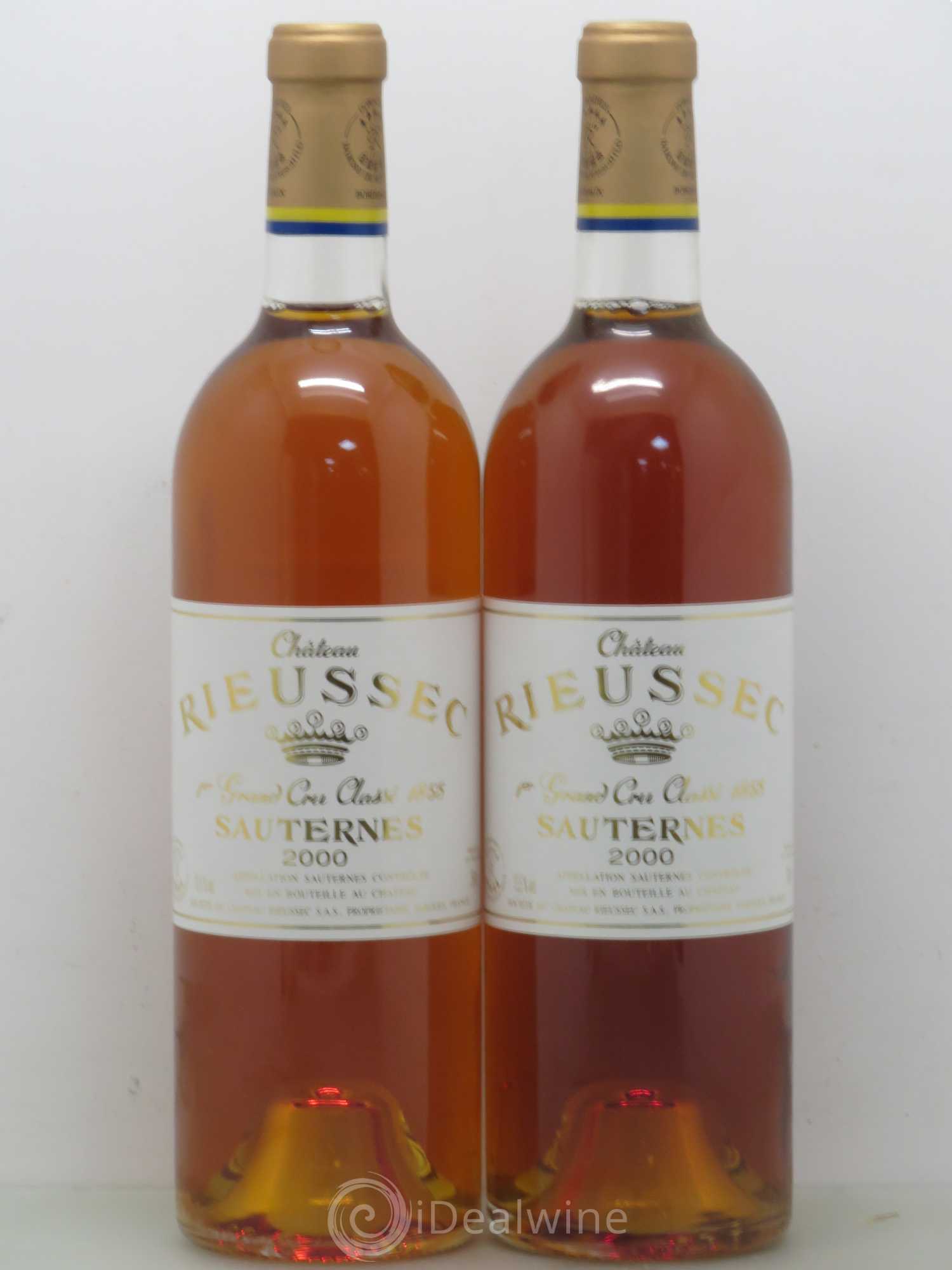 Château Rieussec 1er Grand Cru Classé 2000 - Lotto di 2 bottiglie - 0