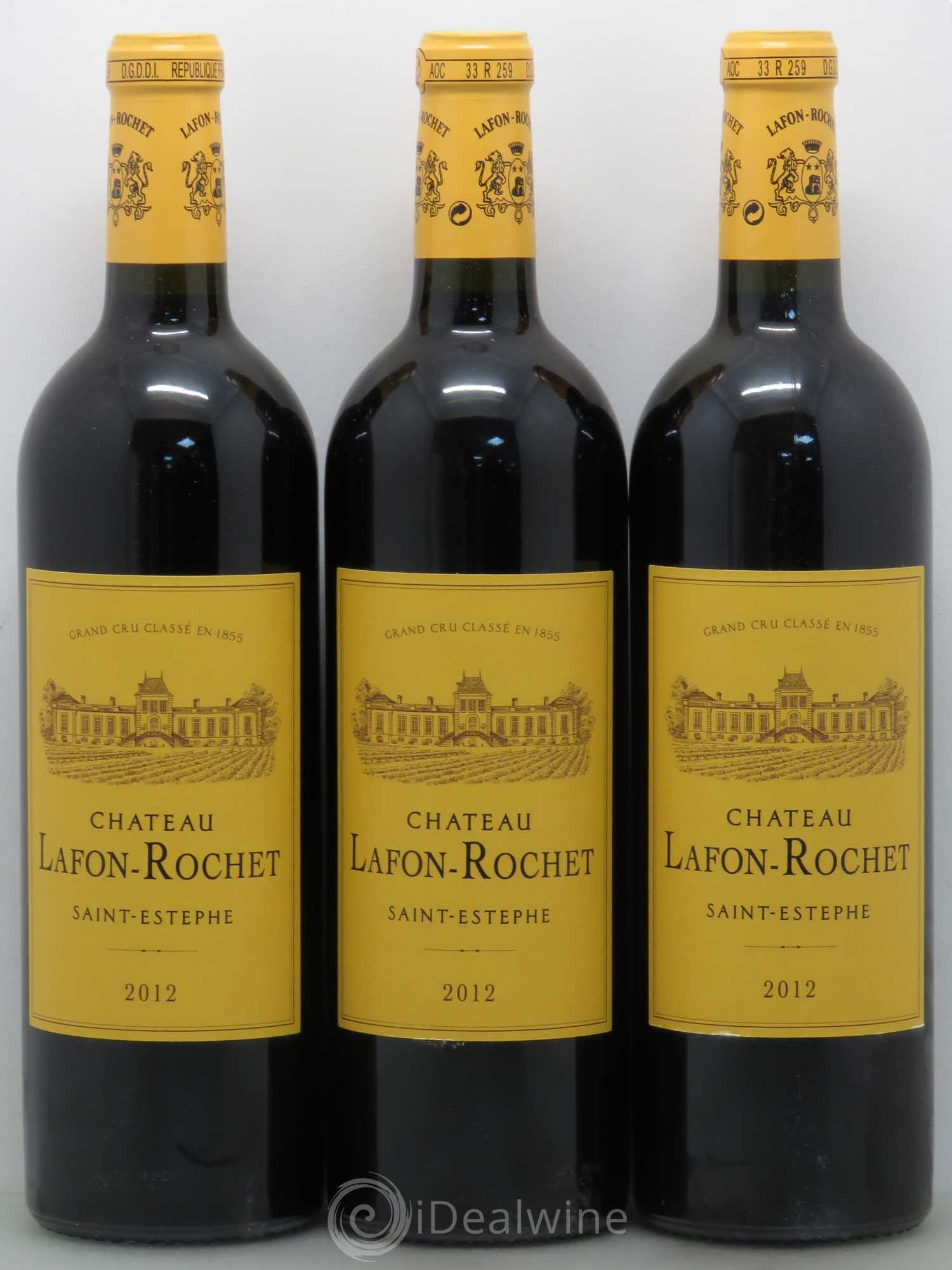Château Lafon Rochet 4ème Grand Cru Classé 2012 - Lot de 12 bouteilles - 1
