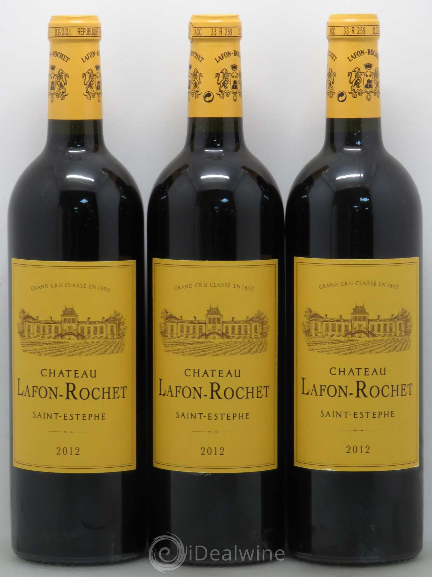 Château Lafon Rochet 4ème Grand Cru Classé 2012 - Lot de 12 bouteilles - 2