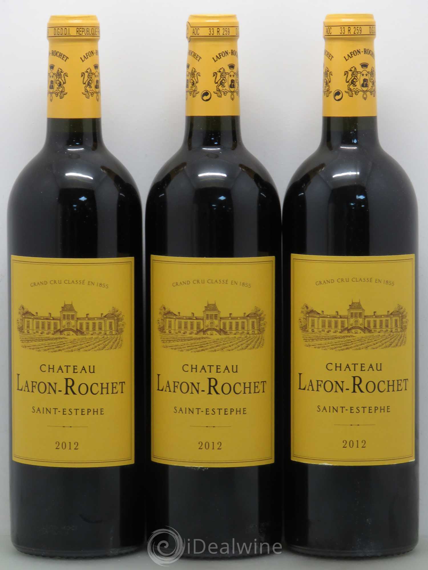 Château Lafon Rochet 4ème Grand Cru Classé 2012 - Lot de 12 bouteilles - 3