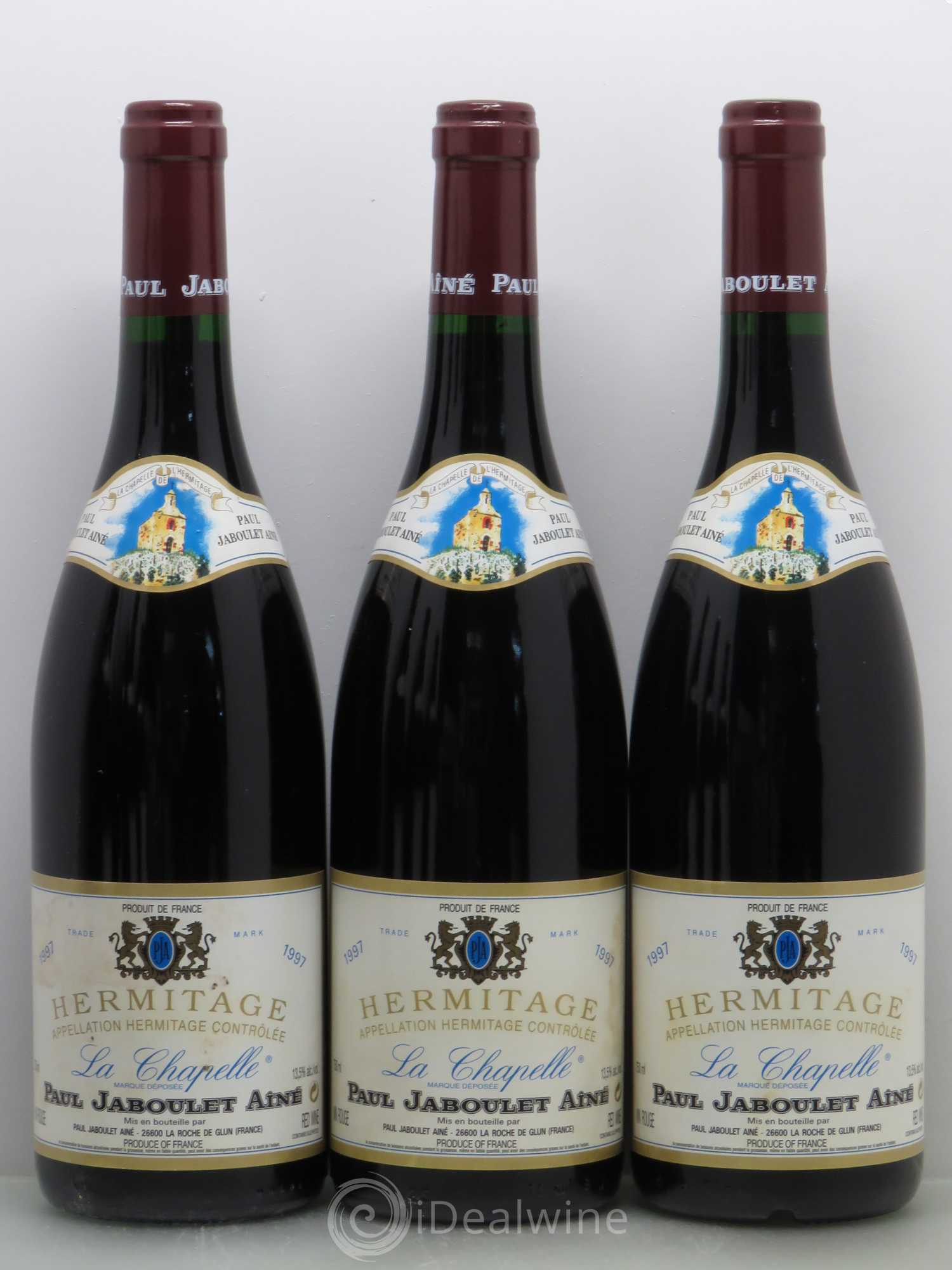Hermitage La Chapelle Paul Jaboulet Ainé 1997 - Lot de 6 bouteilles - 1