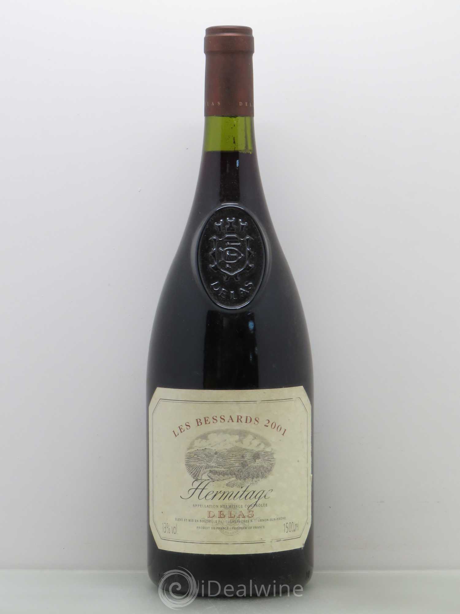 Hermitage Domaine des Tourettes Delas Frères 2001 - Lot de 1 magnum - 0