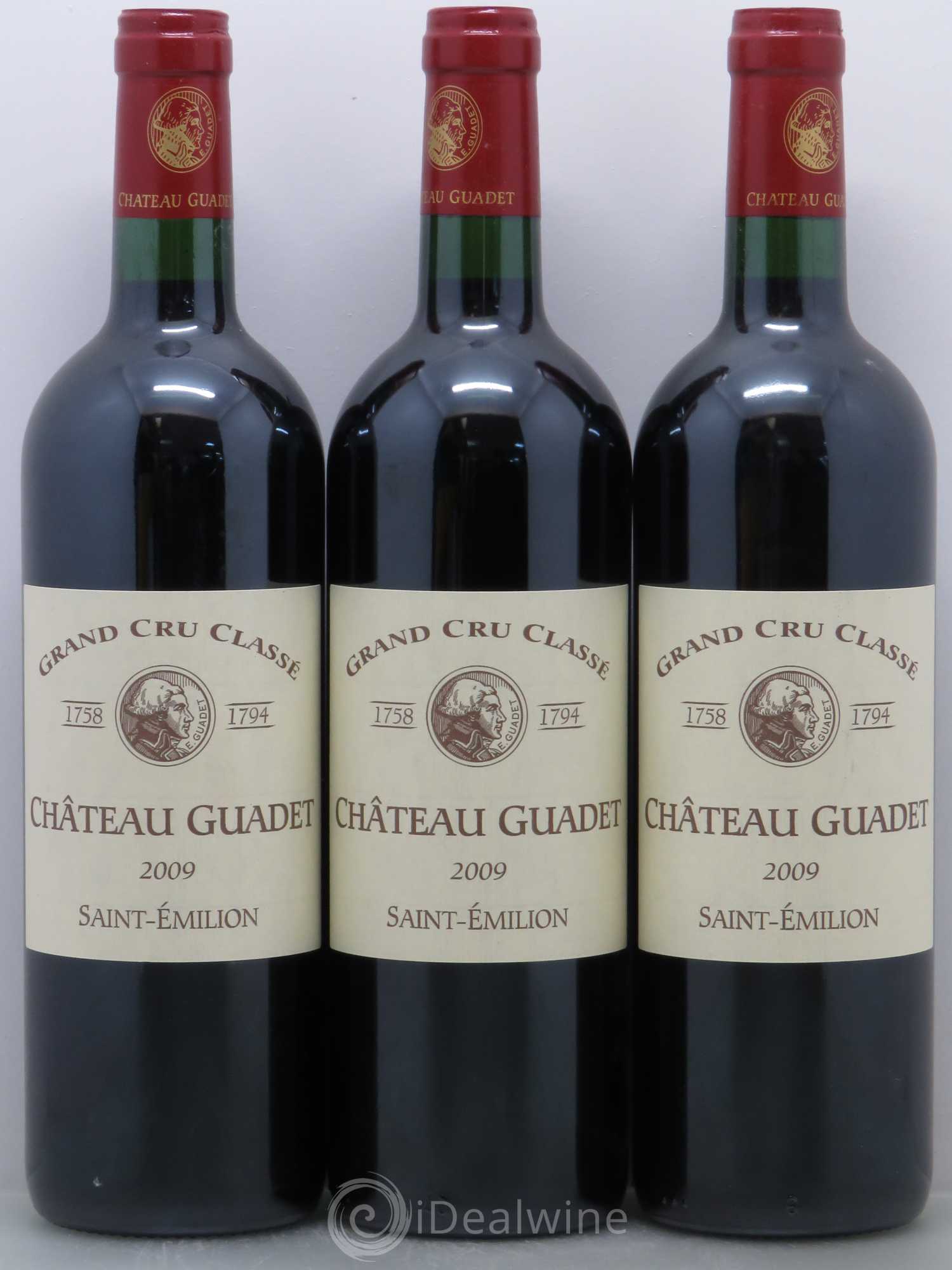 Saint-Émilion Château Guadet 2009 - Lot de 12 bouteilles - 3