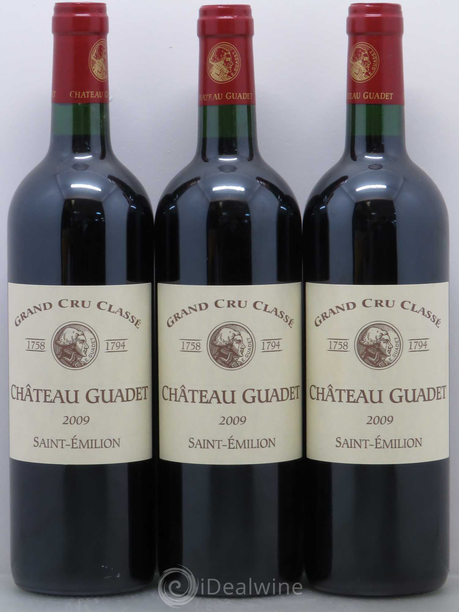Saint-Émilion Château Guadet 2009 - Lot de 12 bouteilles - 4