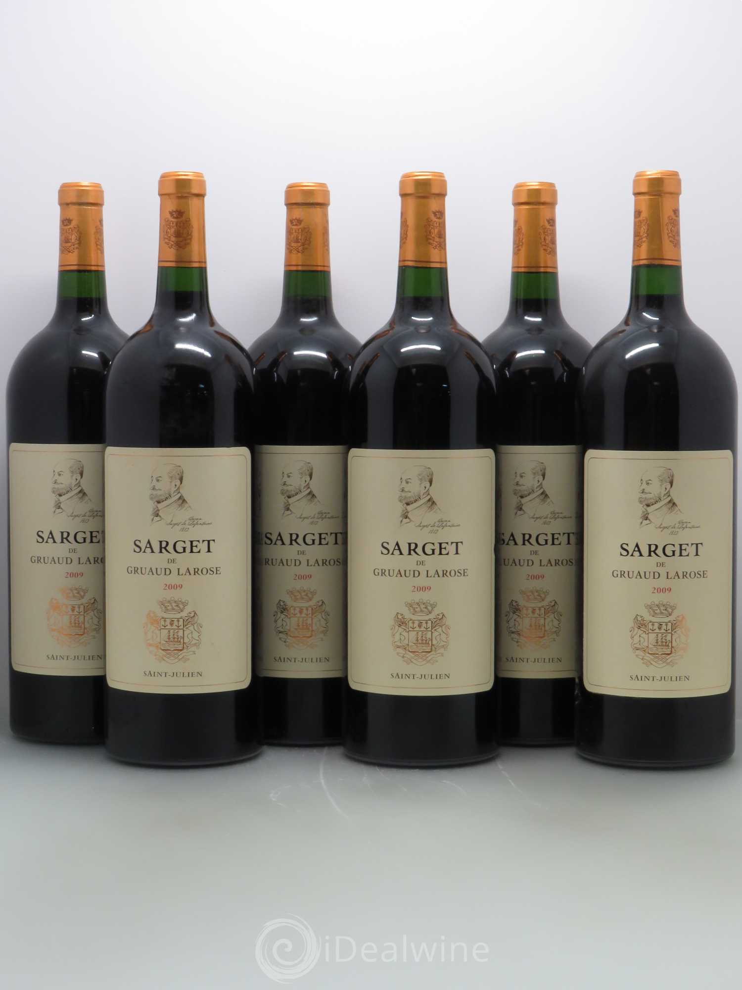 Sarget de Gruaud Larose Second Vin 2009 - Lot de 6 magnums - 0
