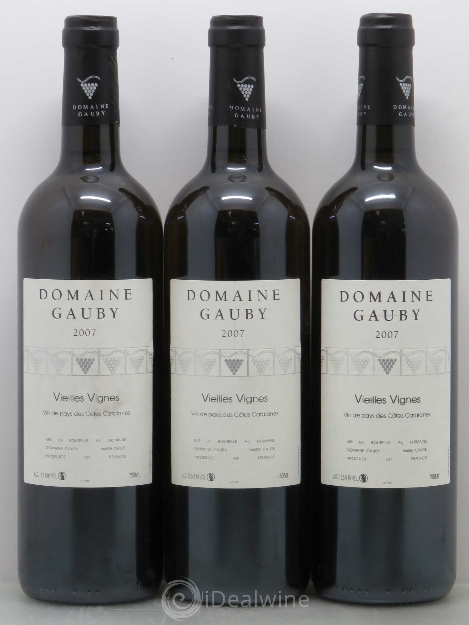 Côtes Catalanes Vieilles vignes Gauby (Domaine) 2007 - Lot de 6 bouteilles - 2