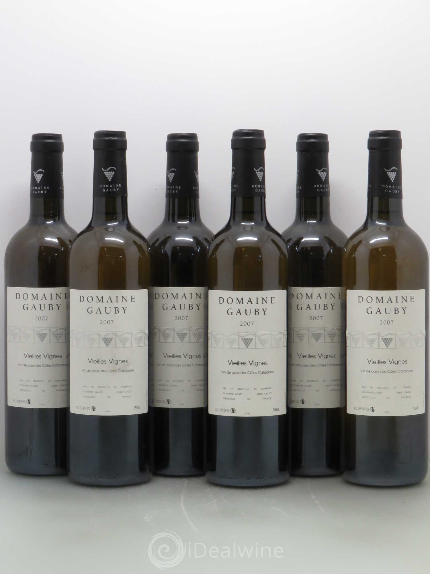 Côtes Catalanes Vieilles vignes Gauby (Domaine) 2007 - Lot de 6 bouteilles - 0