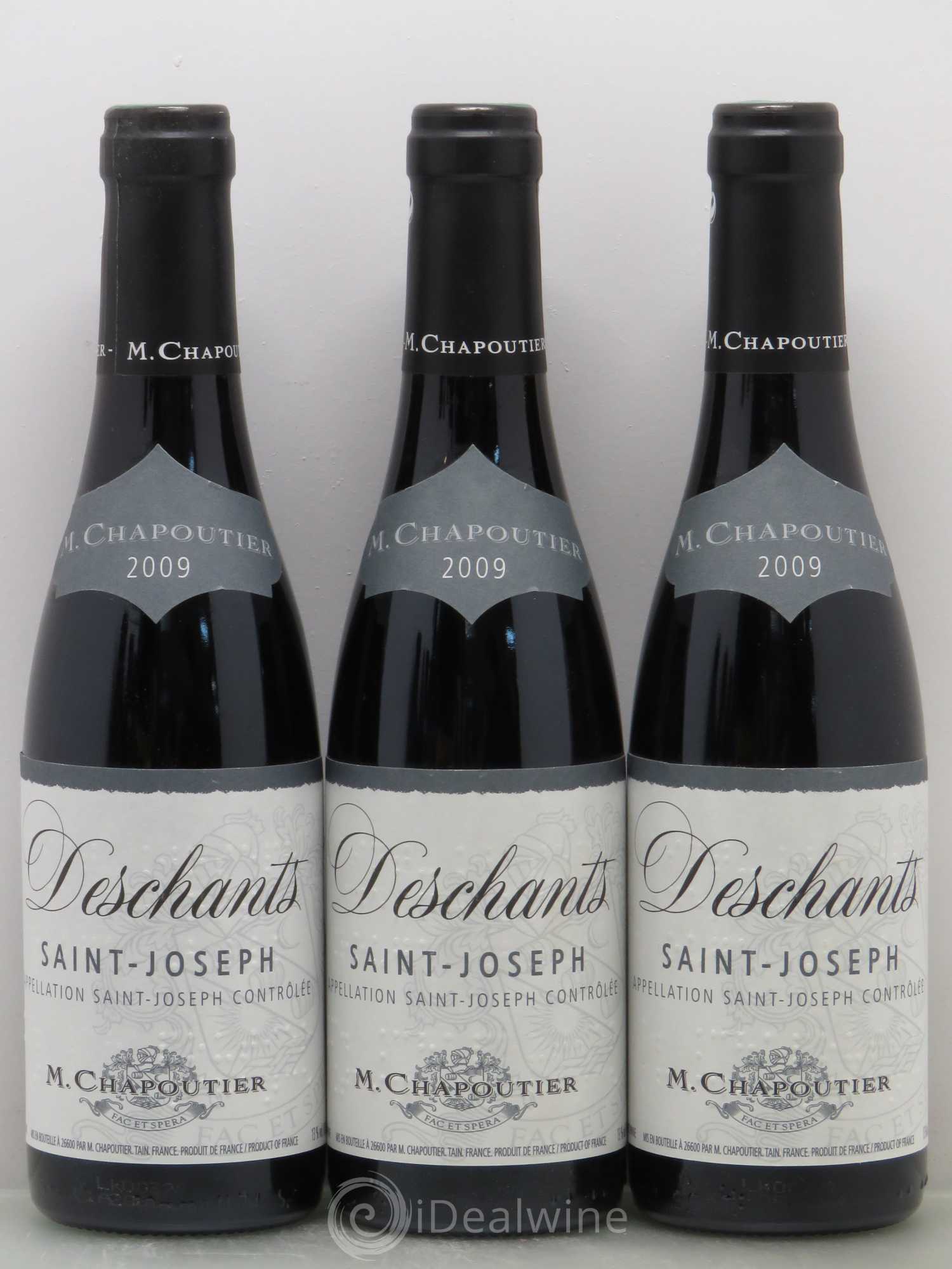 Saint-Joseph Deschants Chapoutier 2009 - Lot de 6 demi bouteilles - 1