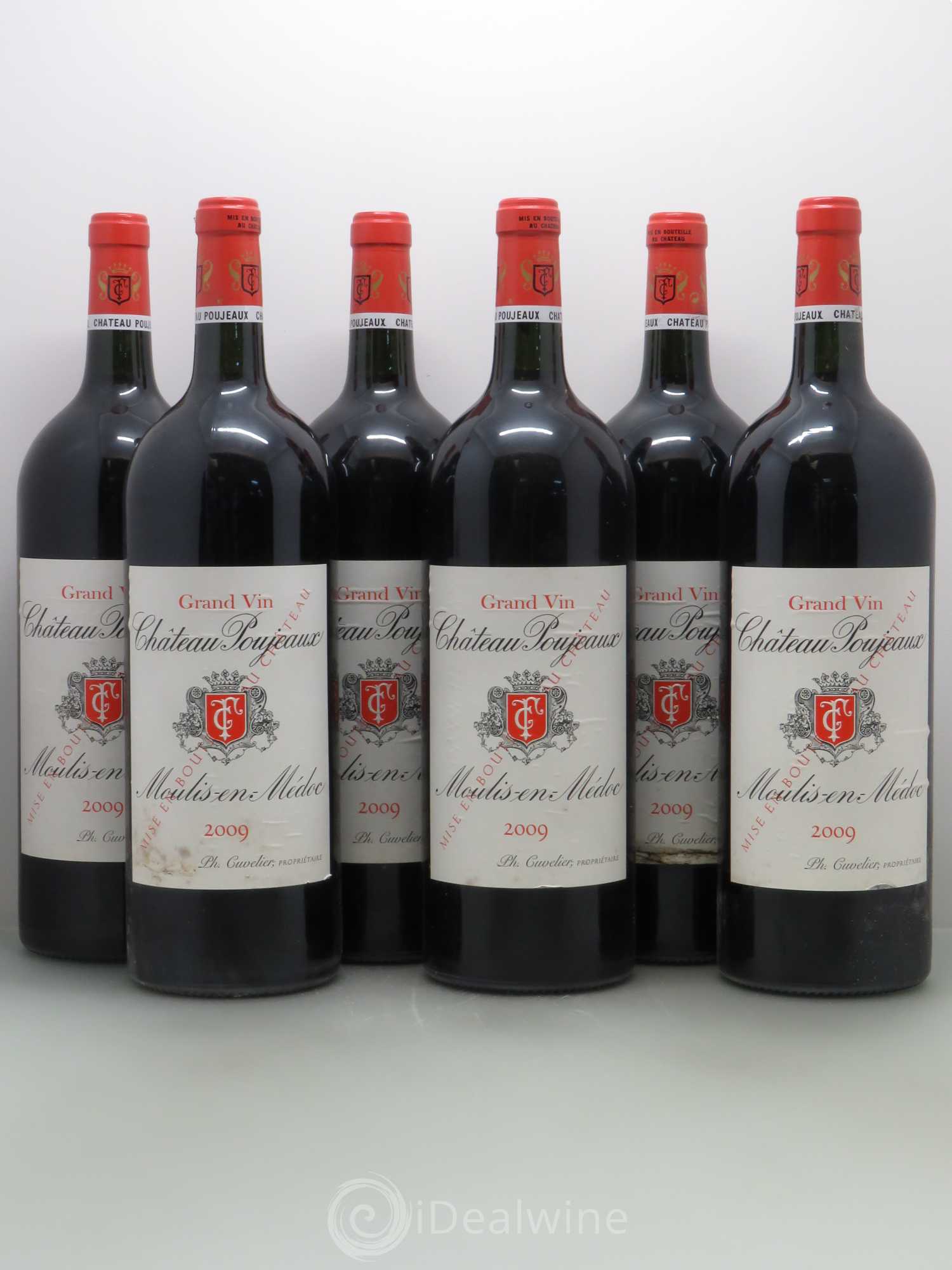 Château Poujeaux 2009 - Lot de 6 magnums - 0