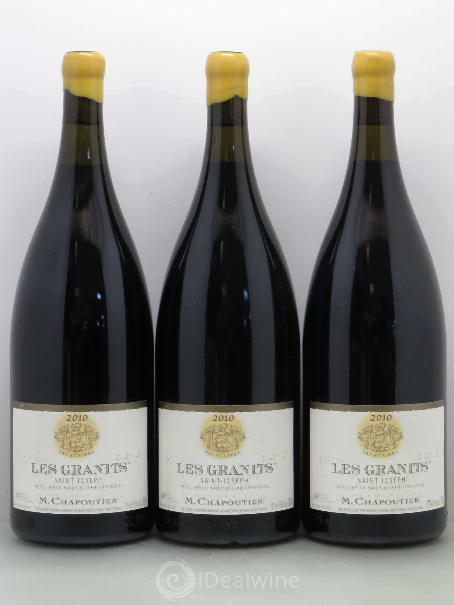 Saint-Joseph Les Granits Chapoutier 2010 - Lot de 3 magnums - 0