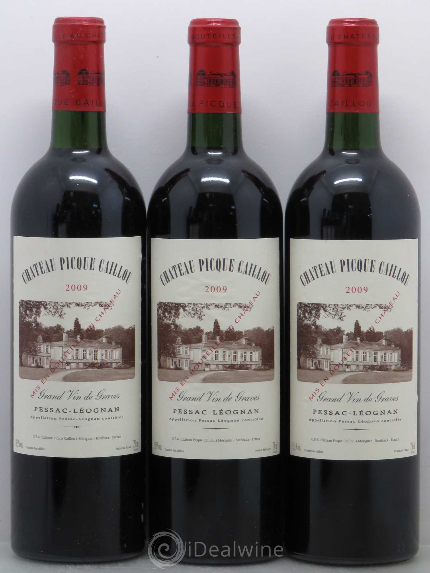 Château Picque Caillou 2009 - Lot de 12 bouteilles - 1
