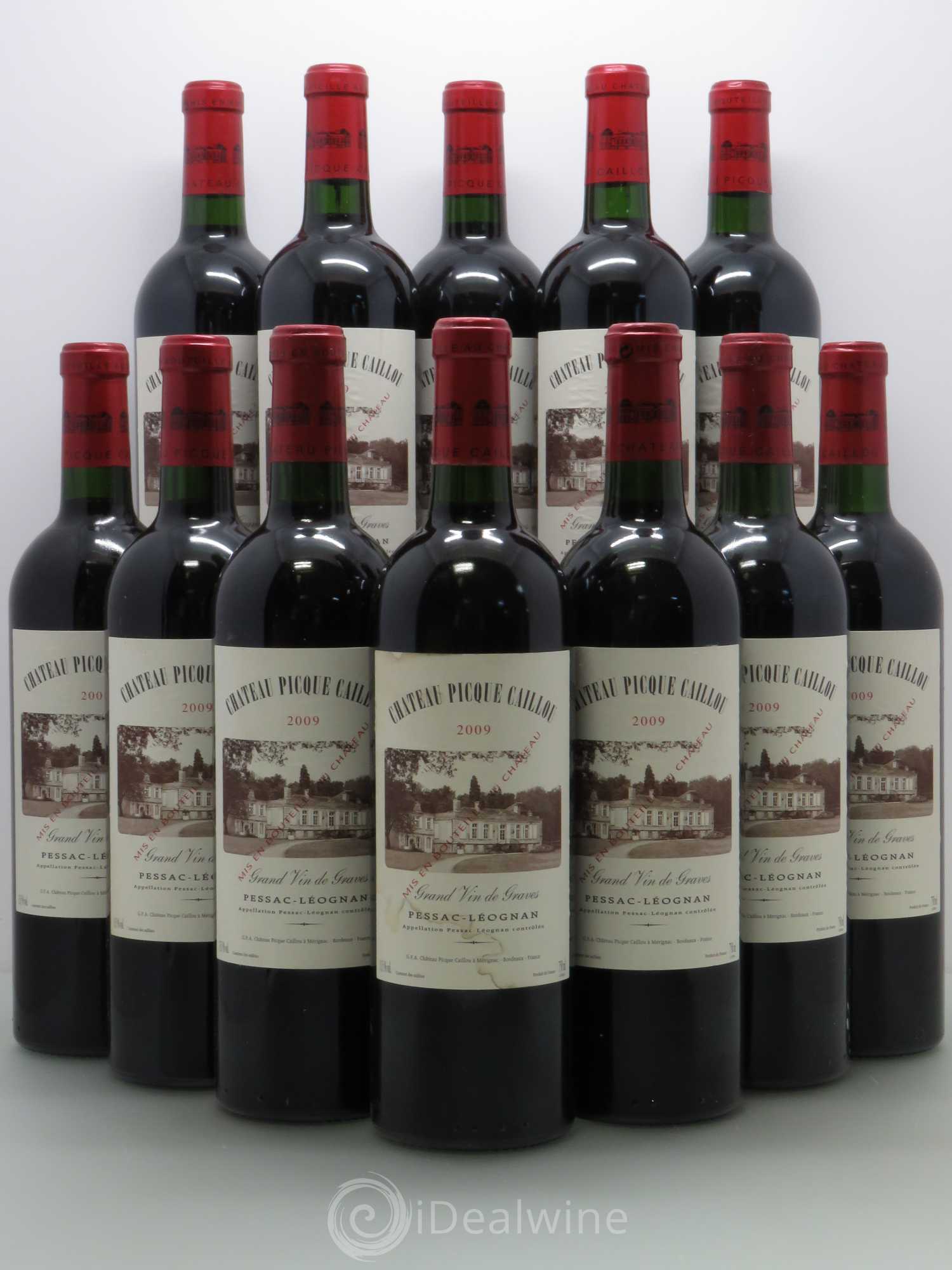 Château Picque Caillou 2009 - Lot de 12 bouteilles - 0