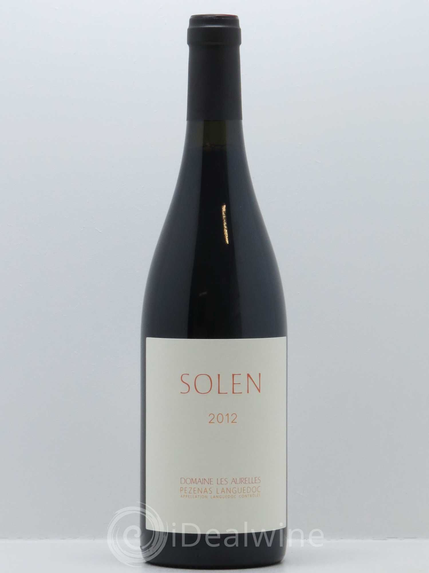 Languedoc Pézenas Solen Domaine les Aurelles 2012 - Lot de 1 bouteille - 0