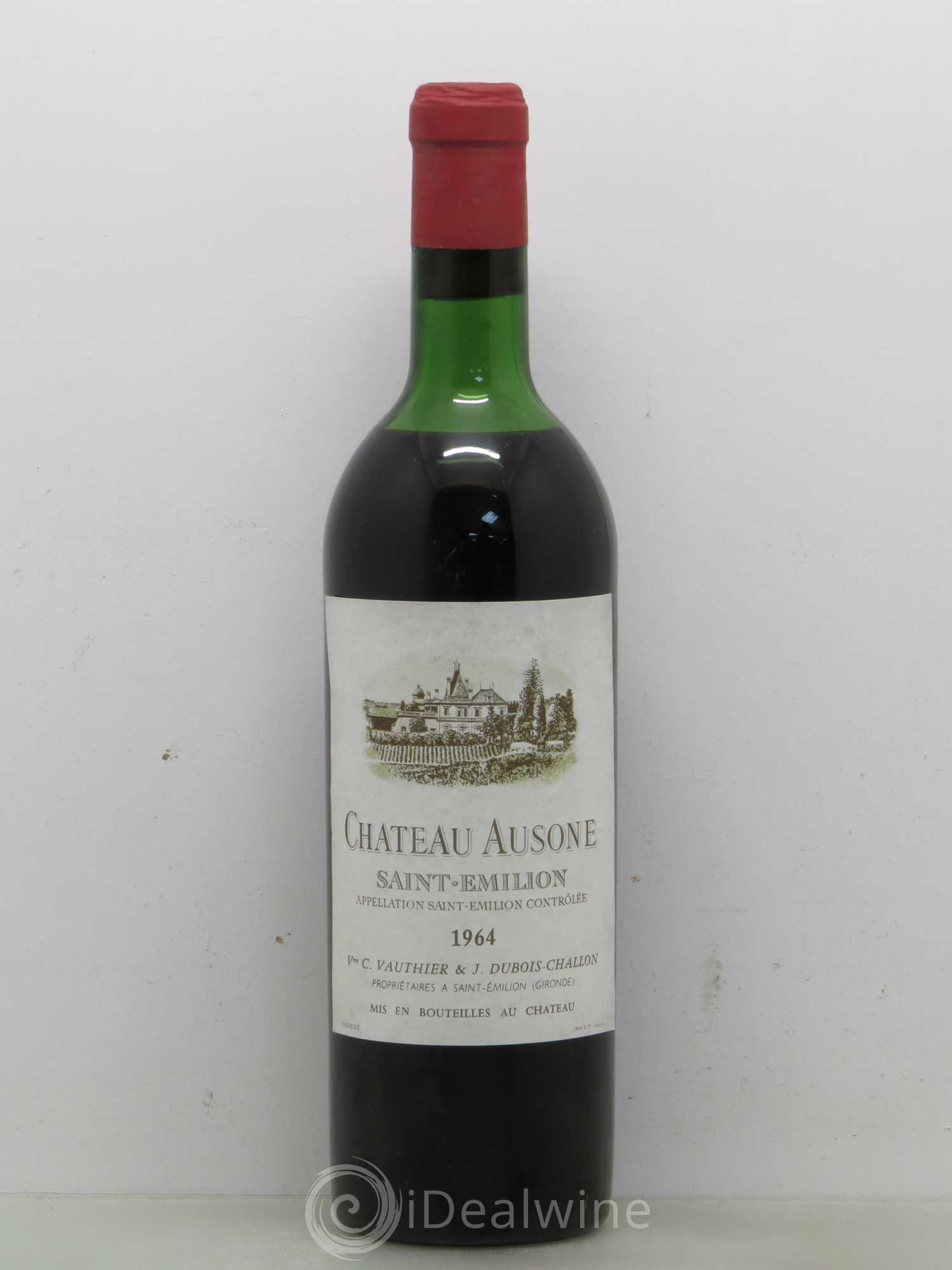 Château Ausone 1er Grand Cru Classé A 1964 - Lot de 1 bouteille - 0
