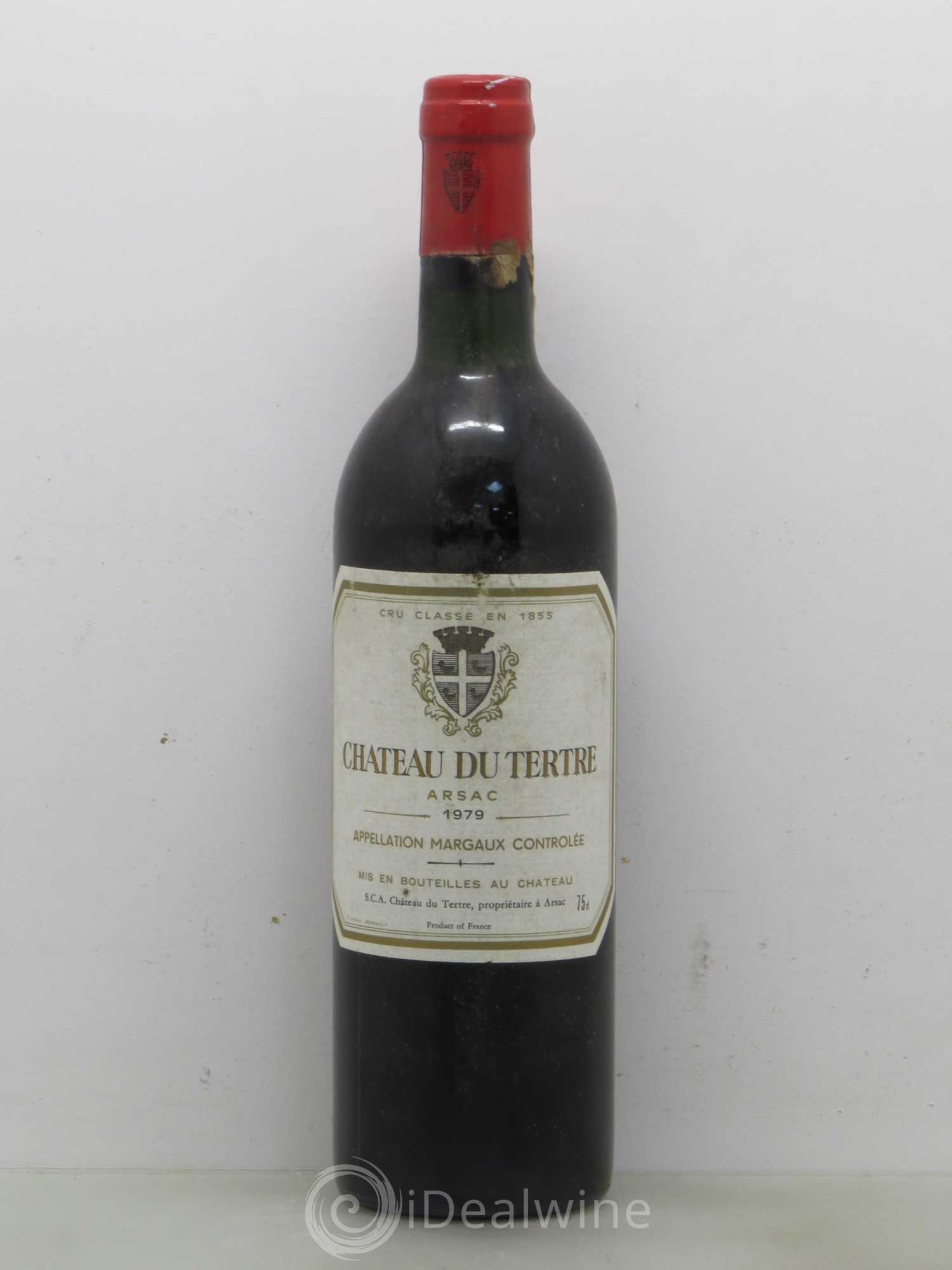 Château du Tertre 5ème Grand Cru Classé 1979 - Lot de 1 bouteille - 0