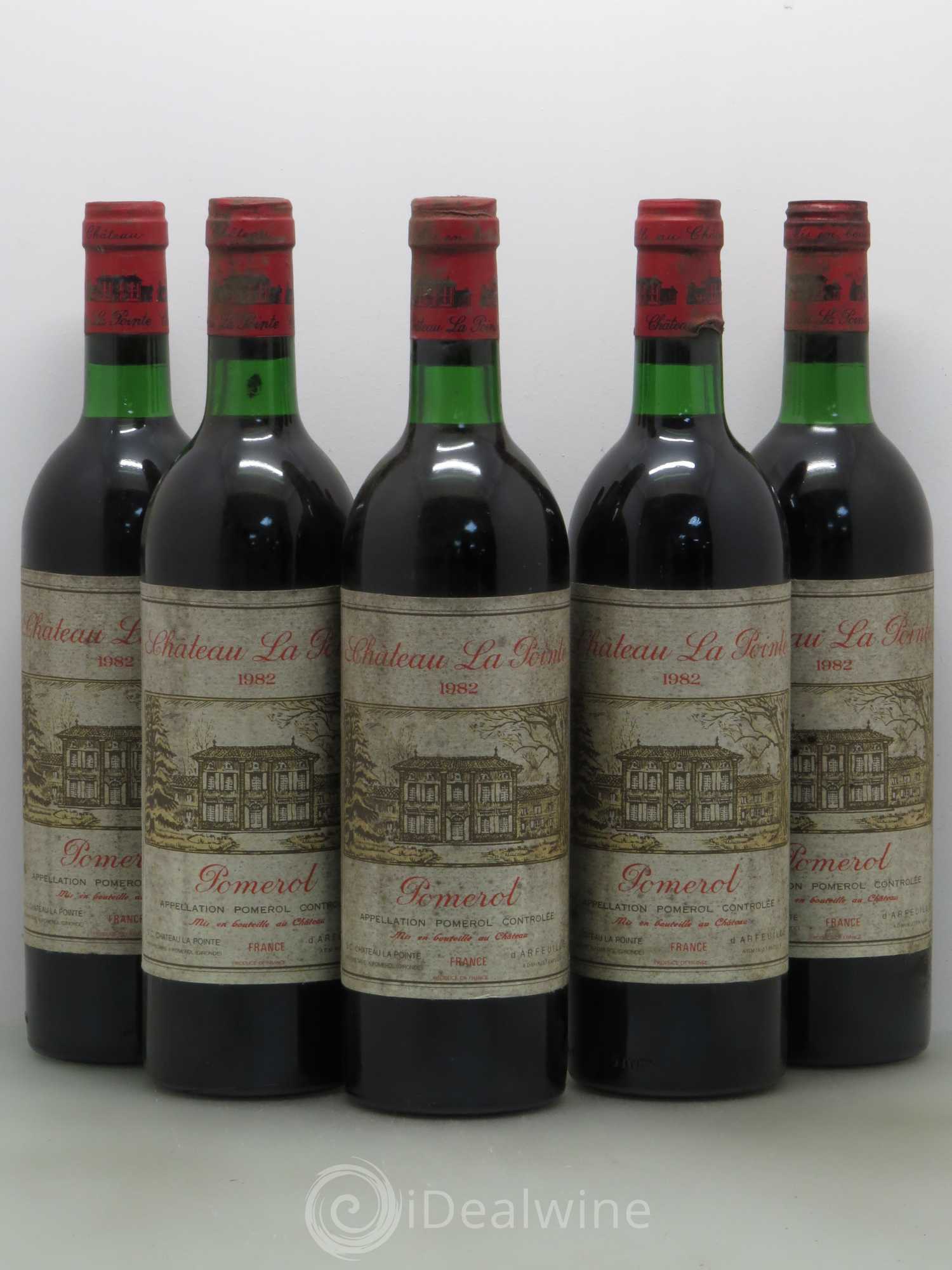 Château la Pointe 1982 - Lot de 5 bouteilles - 0