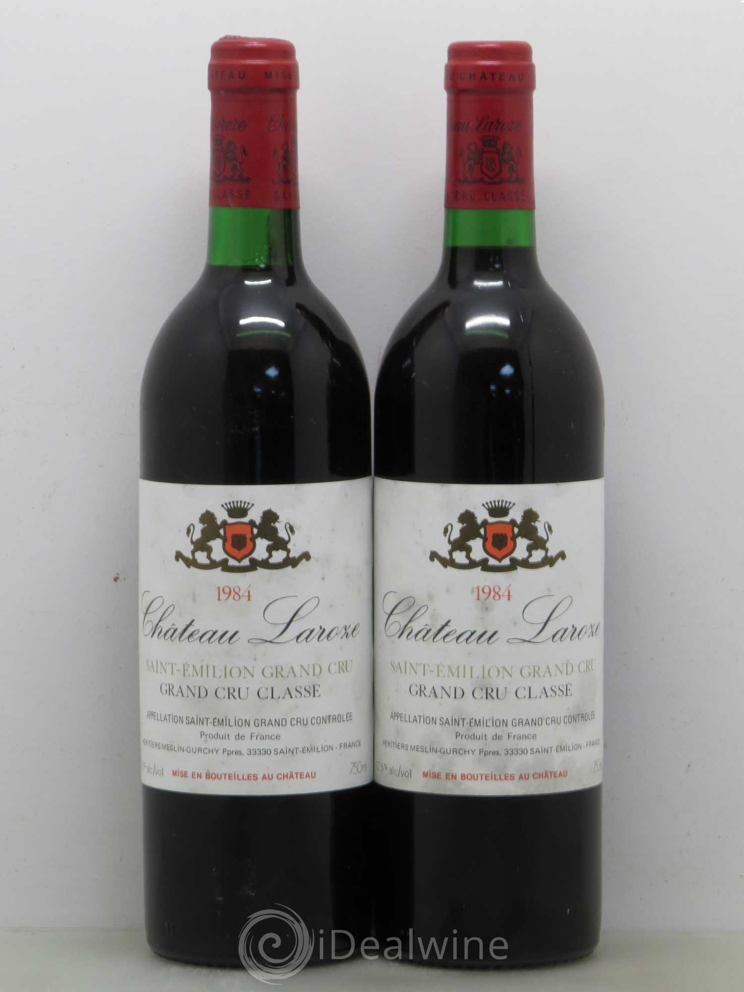 Château Laroze Grand Cru Classé 1984 - Lot de 2 bouteilles - 0