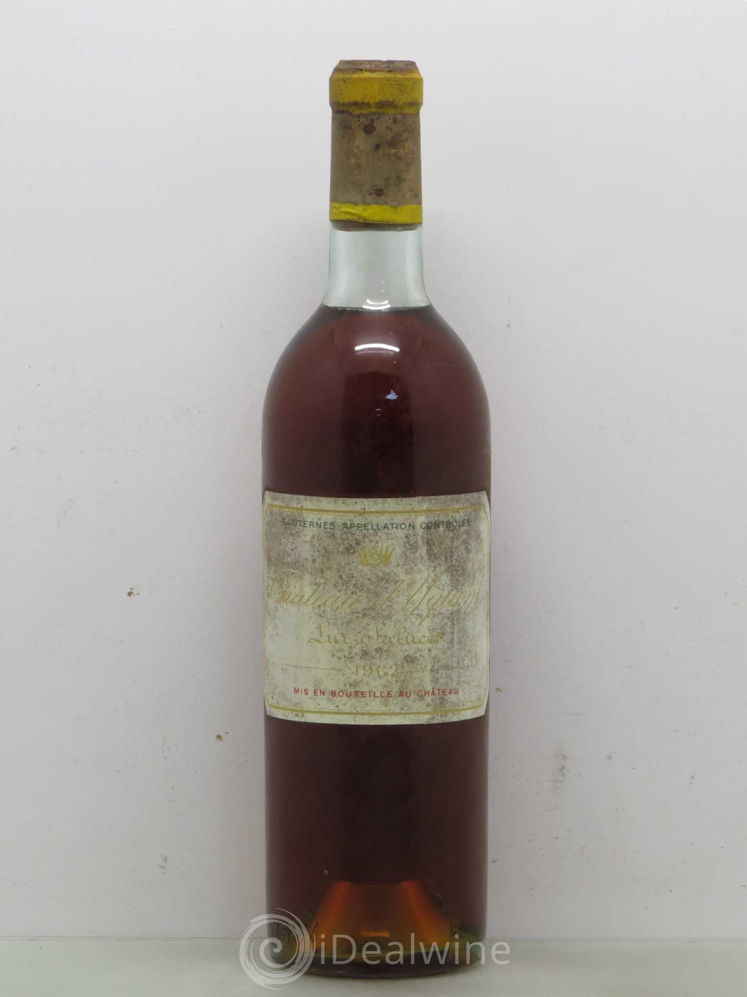 Château d' Yquem 1er Cru Classé Supérieur 1962 - Lotto di 1 bottiglia - 0