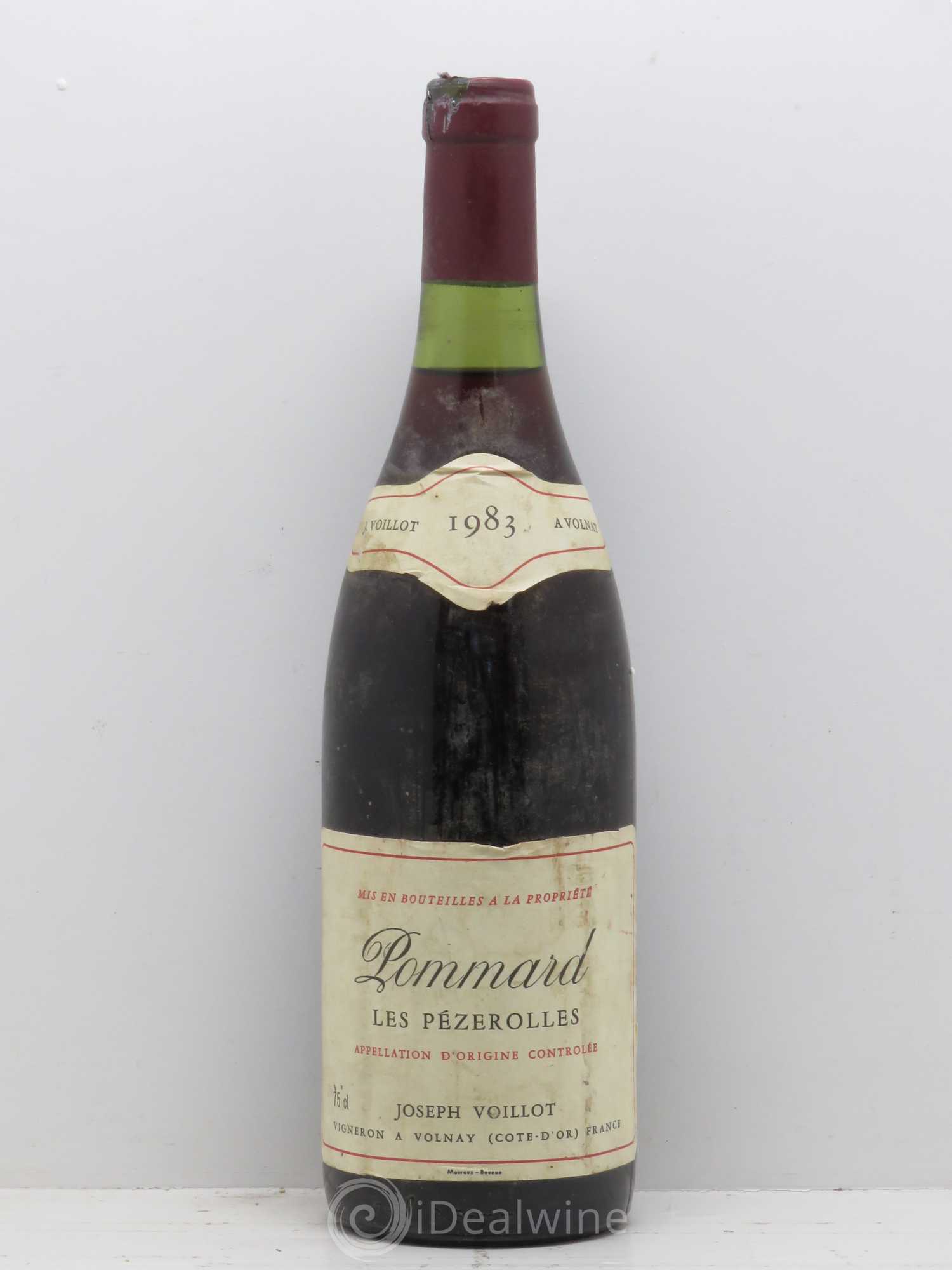 Pommard 1er Cru Les Pézerolles Joseph Voilot 1983 - Posten von 1 Flasche - 0