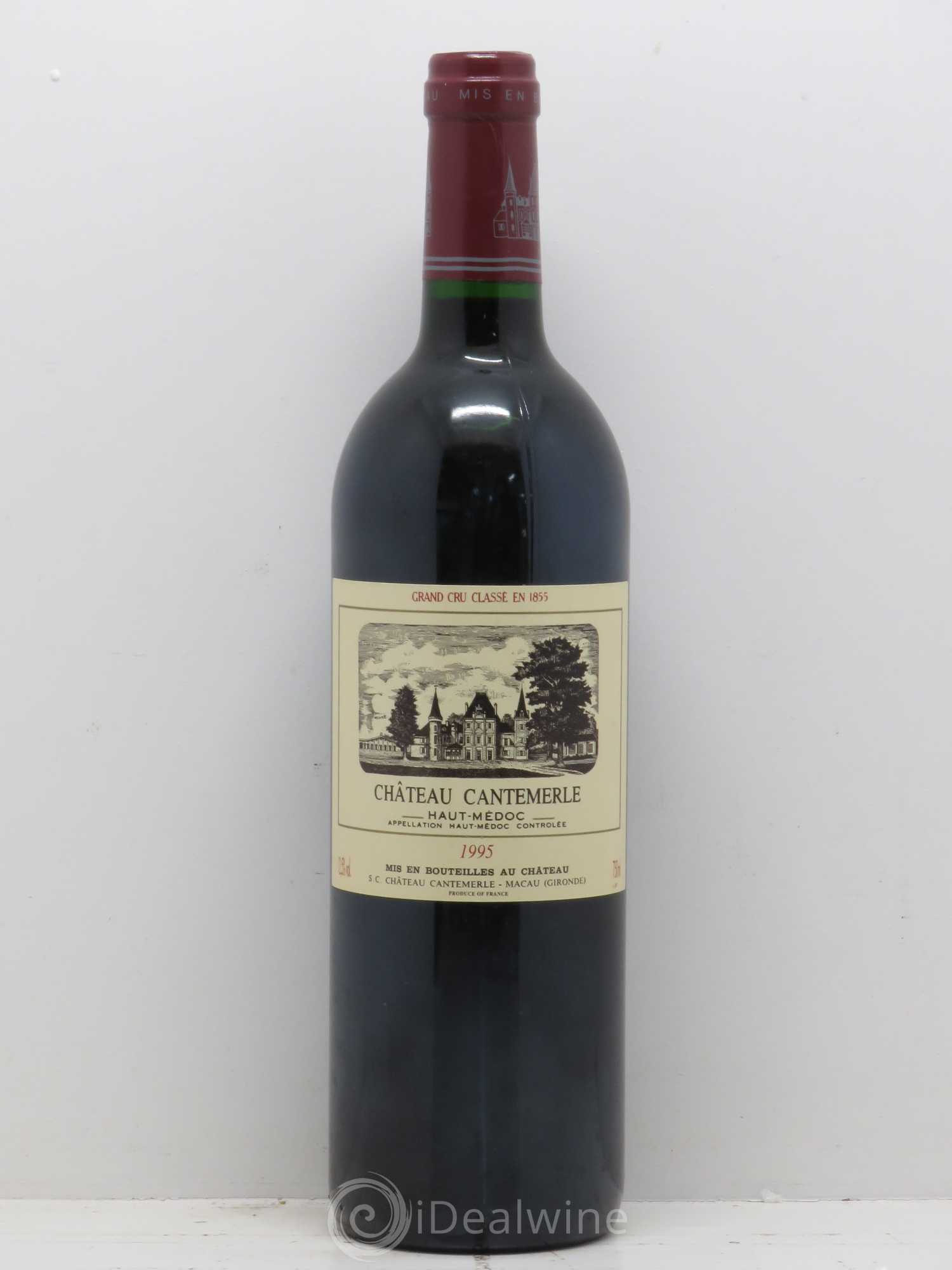 Château Cantemerle 5ème Grand Cru Classé 1995 - Lot de 1 bouteille - 0