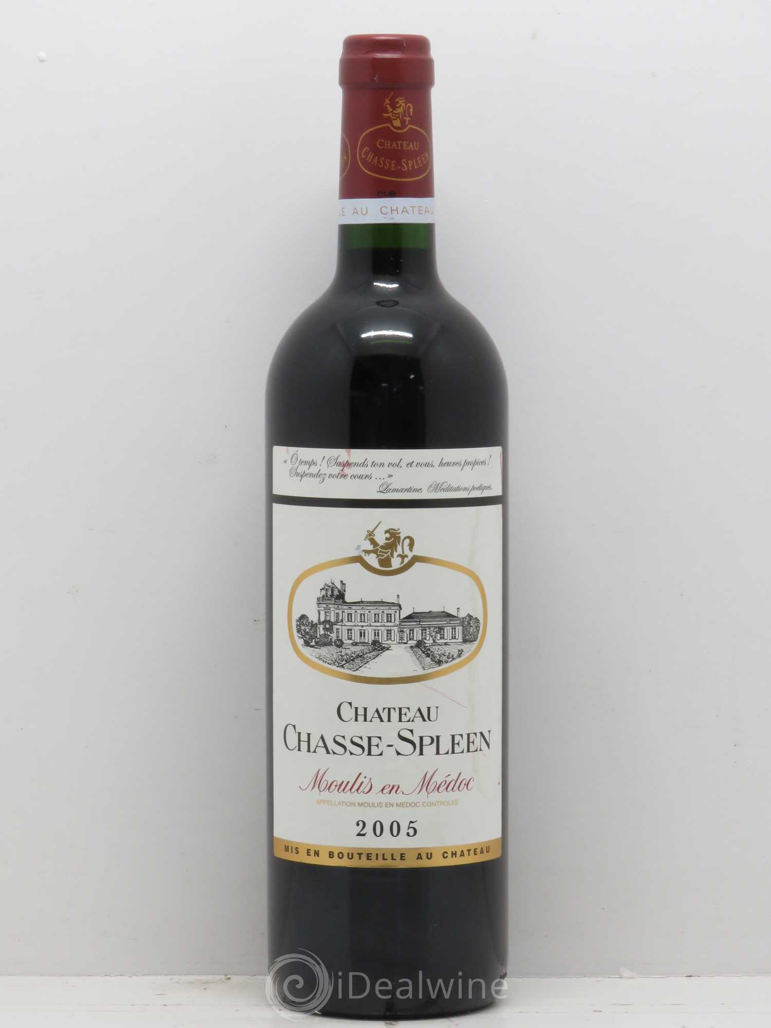 Château Chasse Spleen 2005 - Lot de 1 bouteille - 0