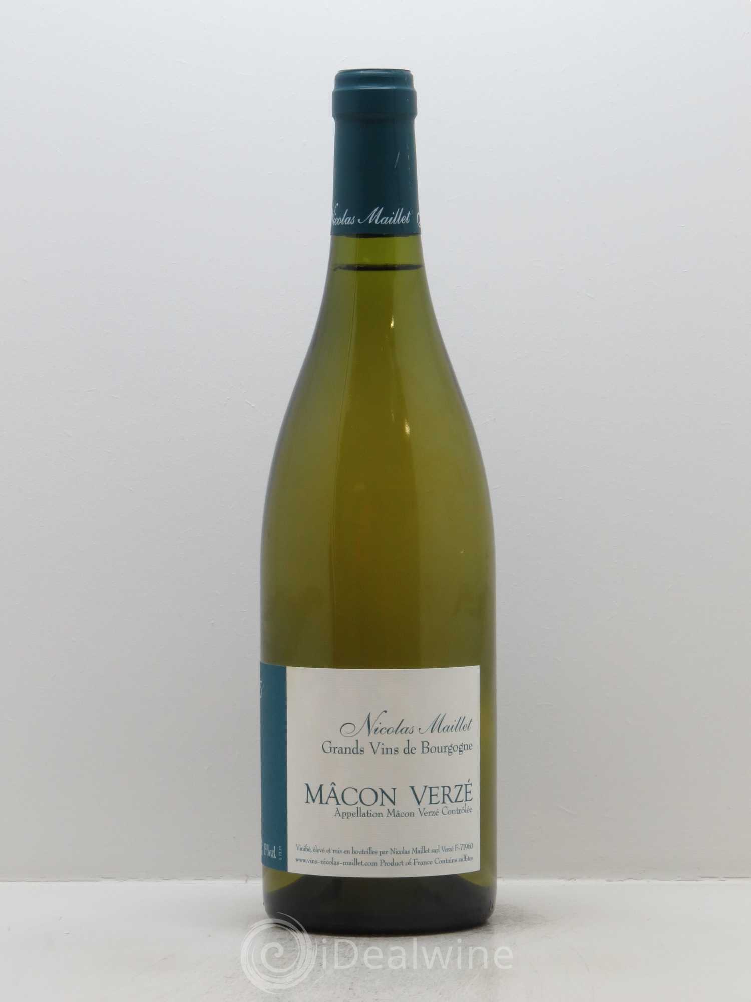 Mâcon-Verzé Nicolas Maillet 2015 - Lot de 1 bouteille - 0