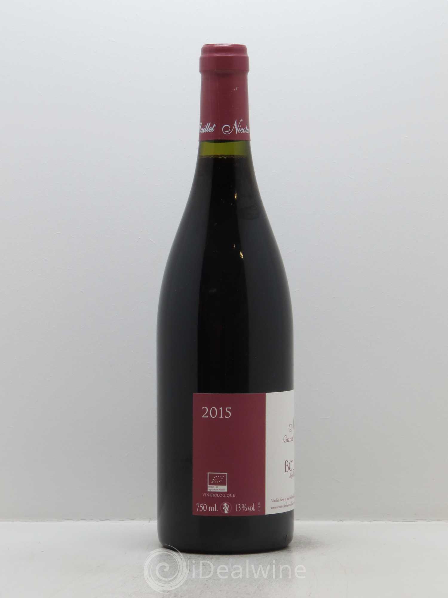 Bourgogne Nicolas Maillet 2015 - Lot de 1 bouteille - 1