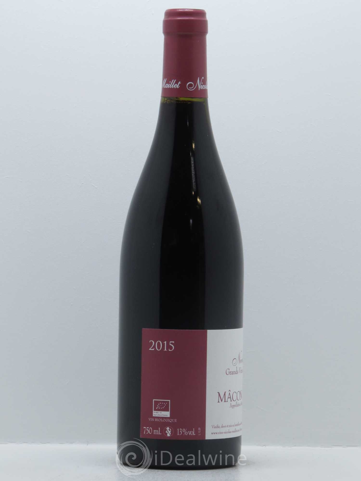 Mâcon-Verzé Nicolas Maillet 2015 - Lot de 1 bouteille - 2