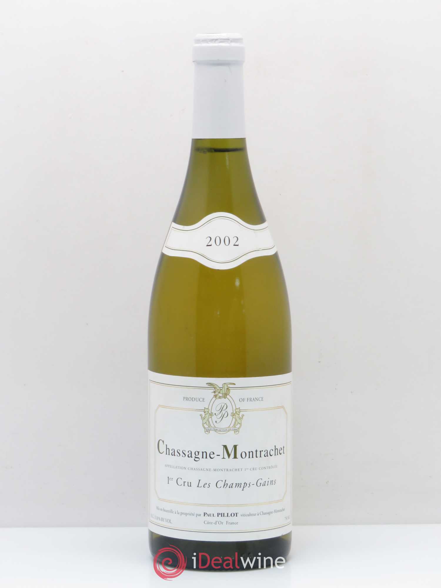 Chassagne-Montrachet 1er Cru Champs Gains Paul Pillot (Domaine) 2002 - Lot de 1 bouteille - 0