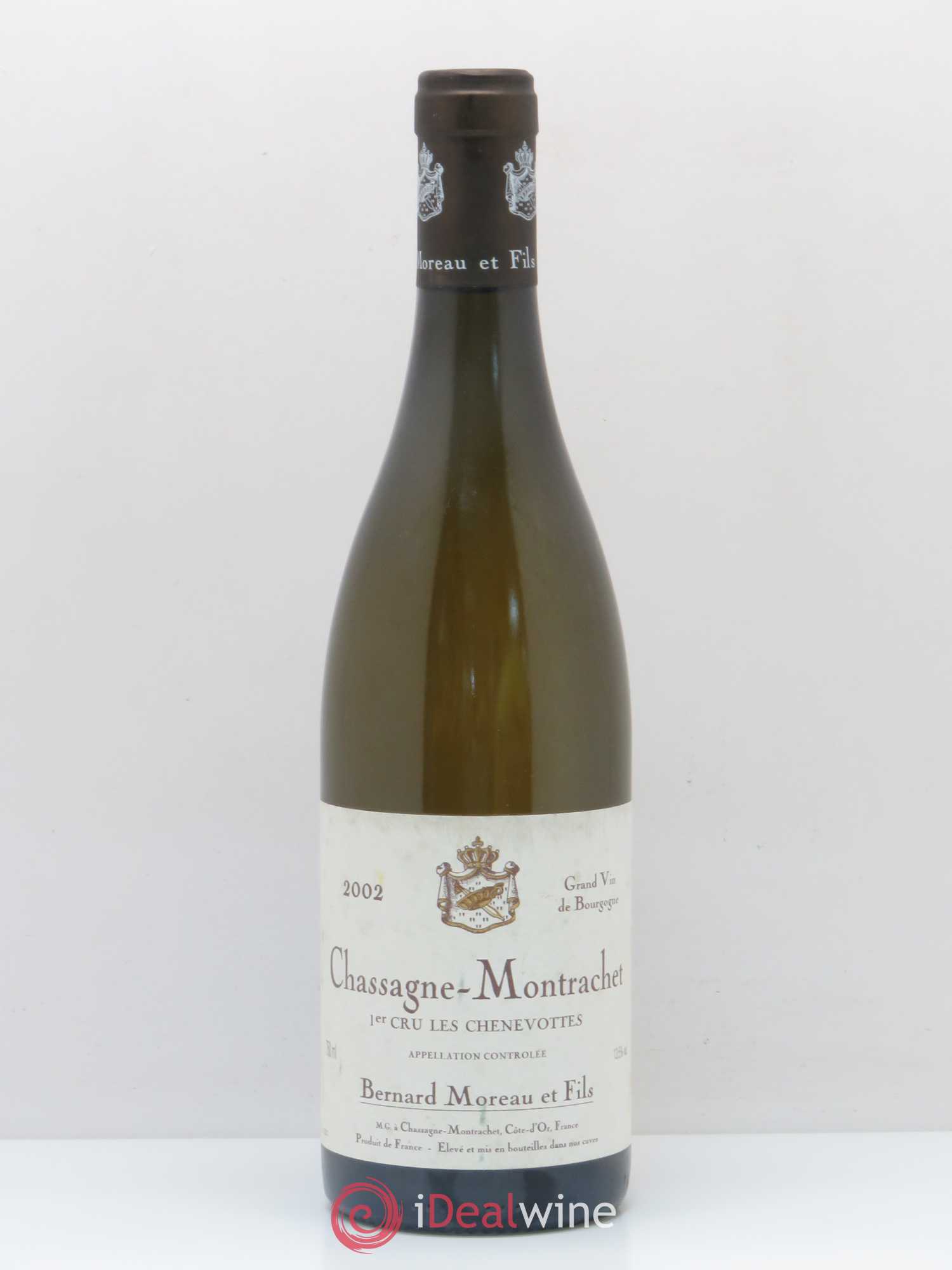 Chassagne-Montrachet 1er Cru Chenevottes Doamine Bernard Moreau 2002 - Posten von 1 Flasche - 0