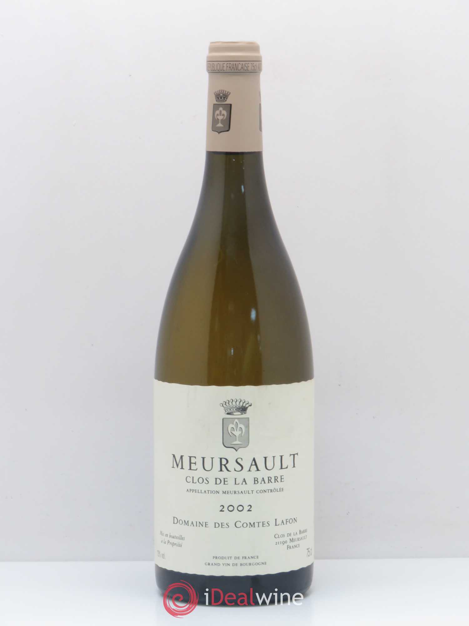 Meursault Clos de la Barre Comtes Lafon (Domaine des) 2002 - Lot de 1 bouteille - 0