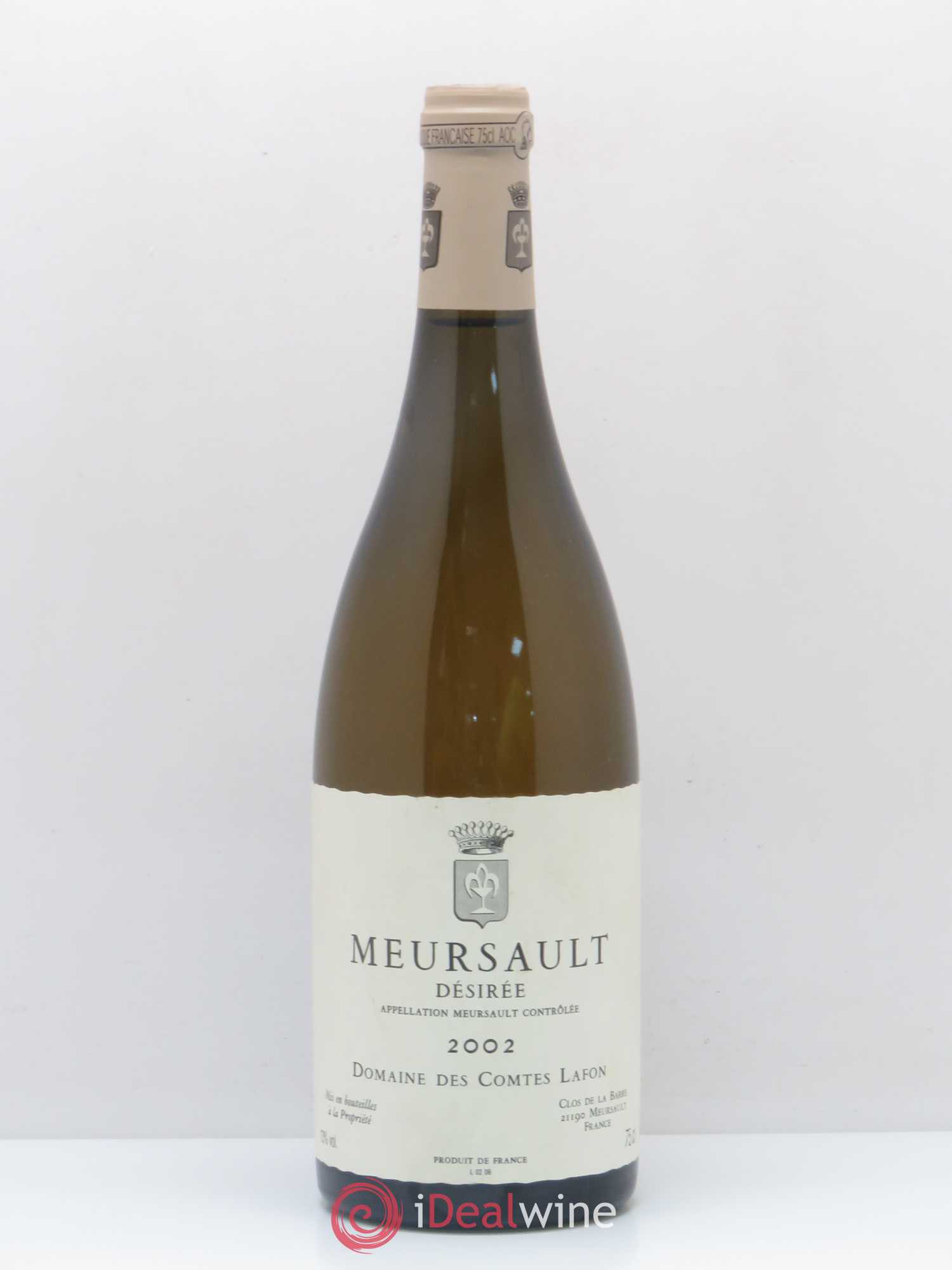 Meursault Désirée Comtes Lafon (Domaine des) 2002 - Lot de 1 bouteille - 0
